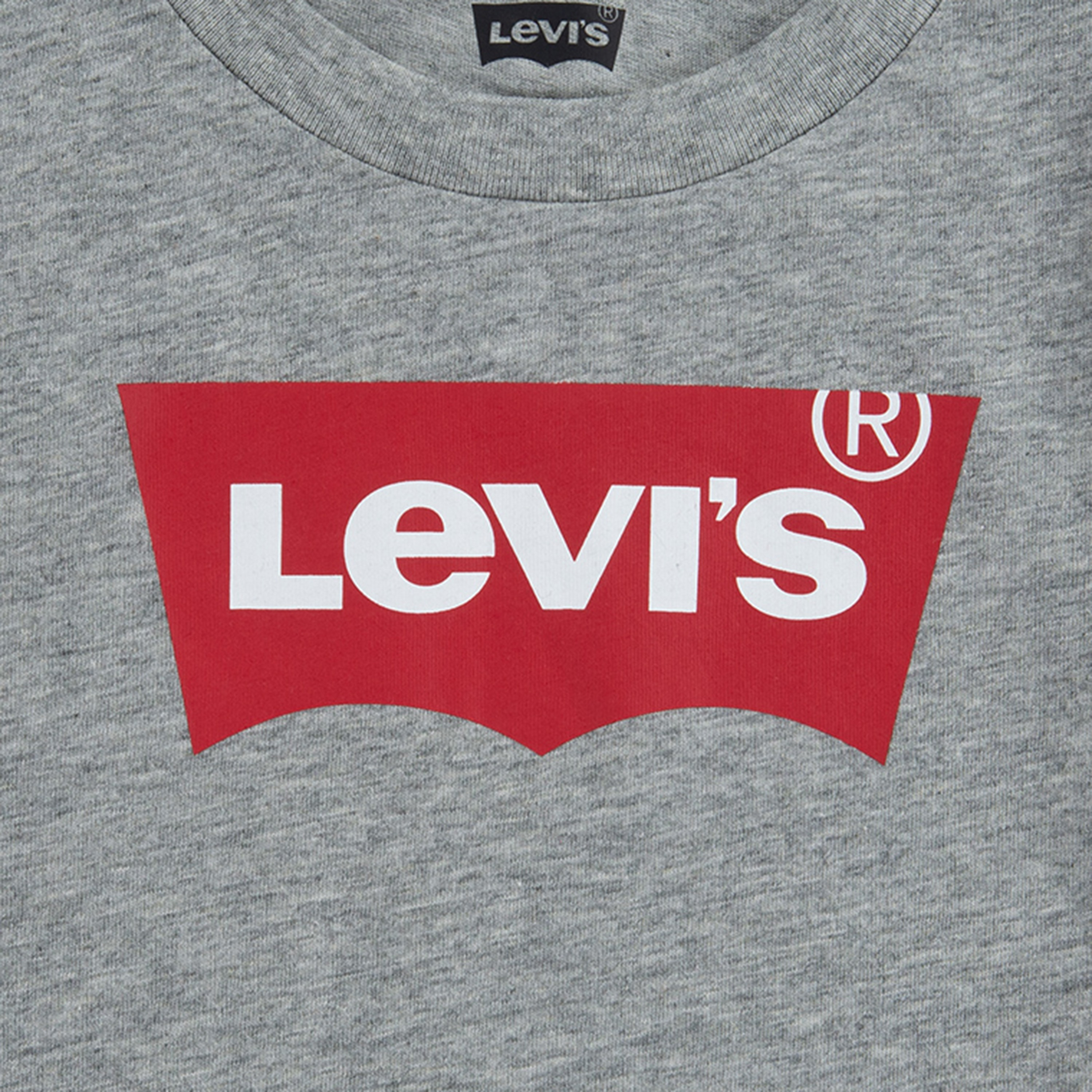 Levi's Boys Grey Logo Crew Neck Short Sleeves T-Shirt-baby-boys-clothing-shirts-image-3