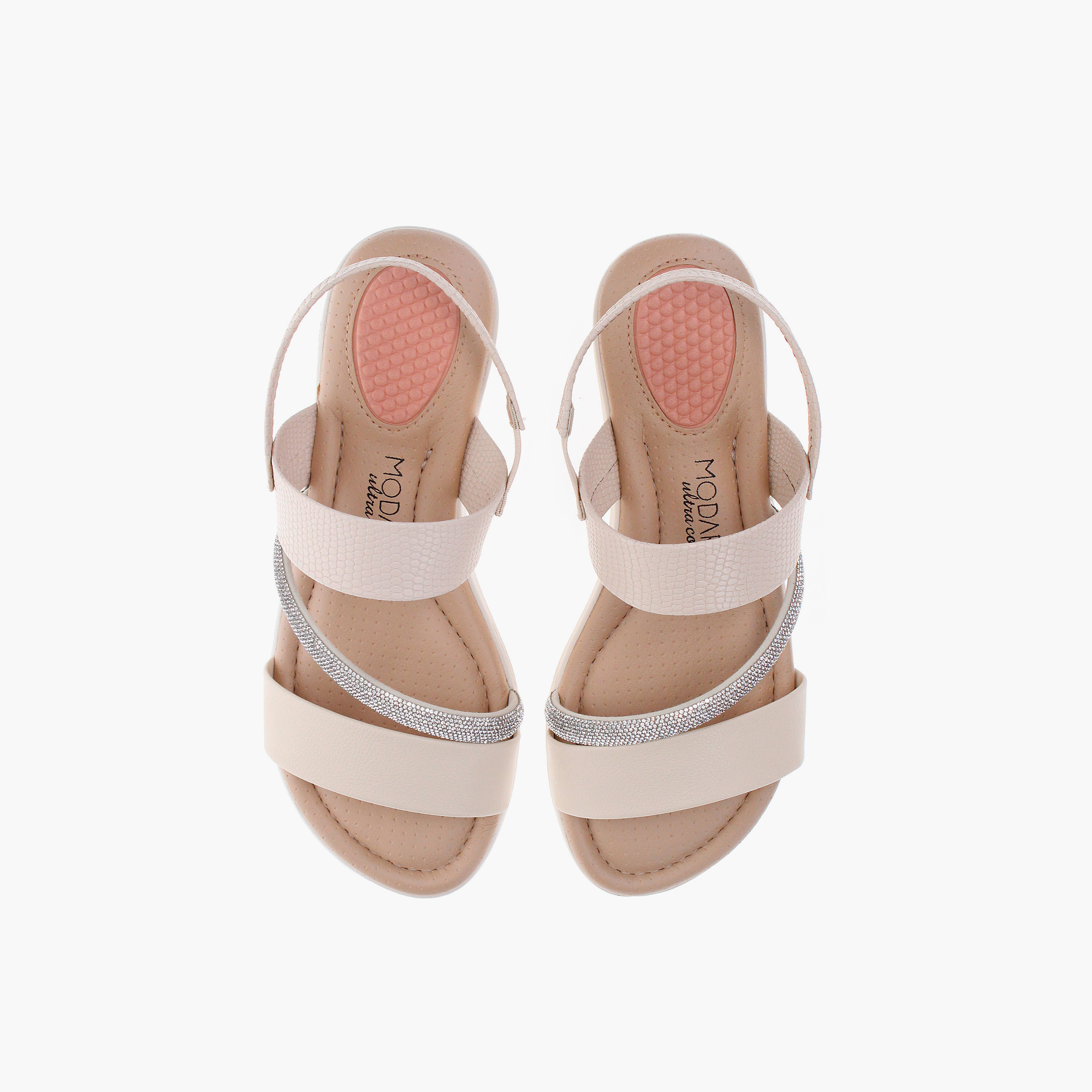 مودير- حذاء زولتان بكعب إسفيني مرن للنساء | 7190-101-28296-94667-women-shoes-heels-image-2