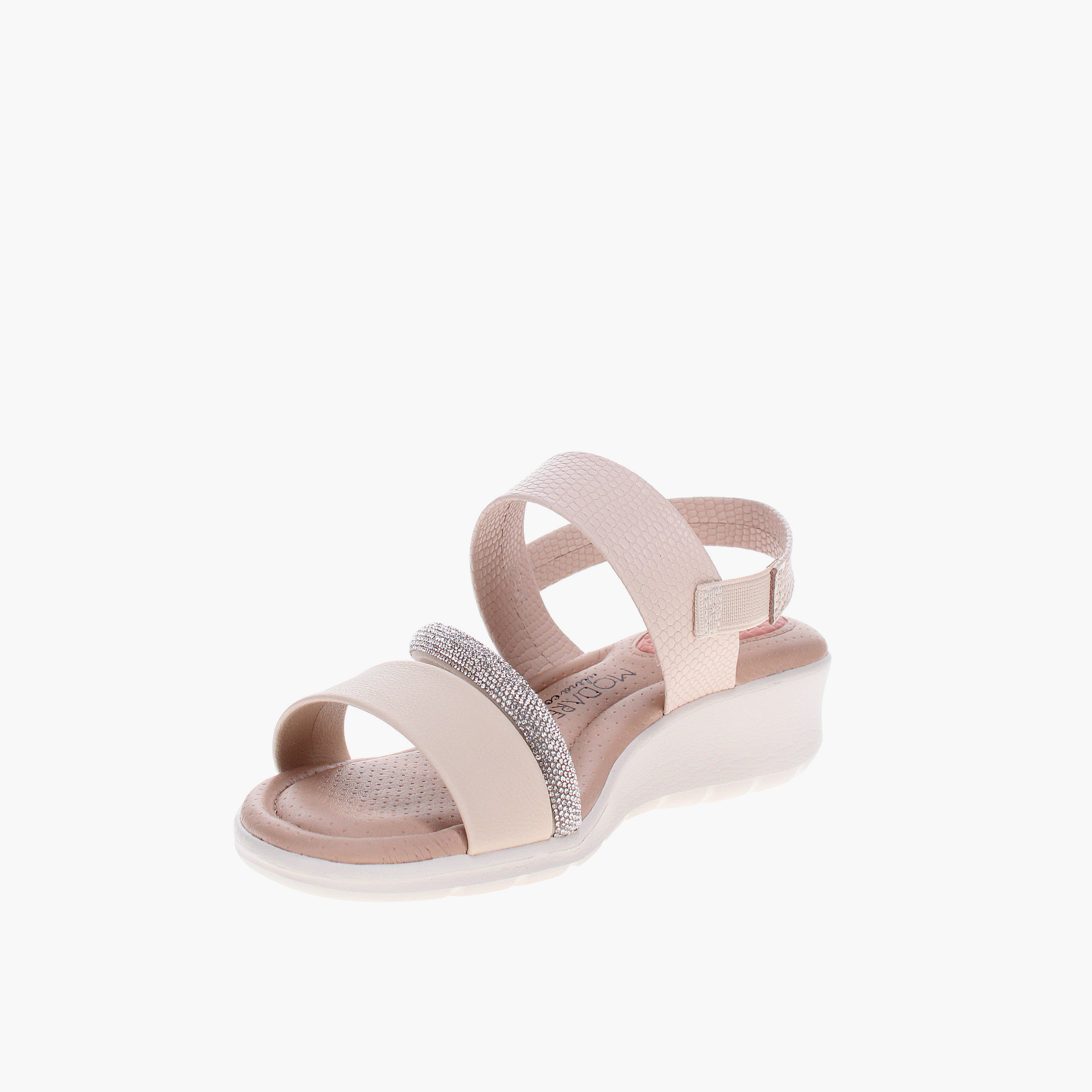 مودير- حذاء زولتان بكعب إسفيني مرن للنساء | 7190-101-28296-94667-women-shoes-heels-image-3