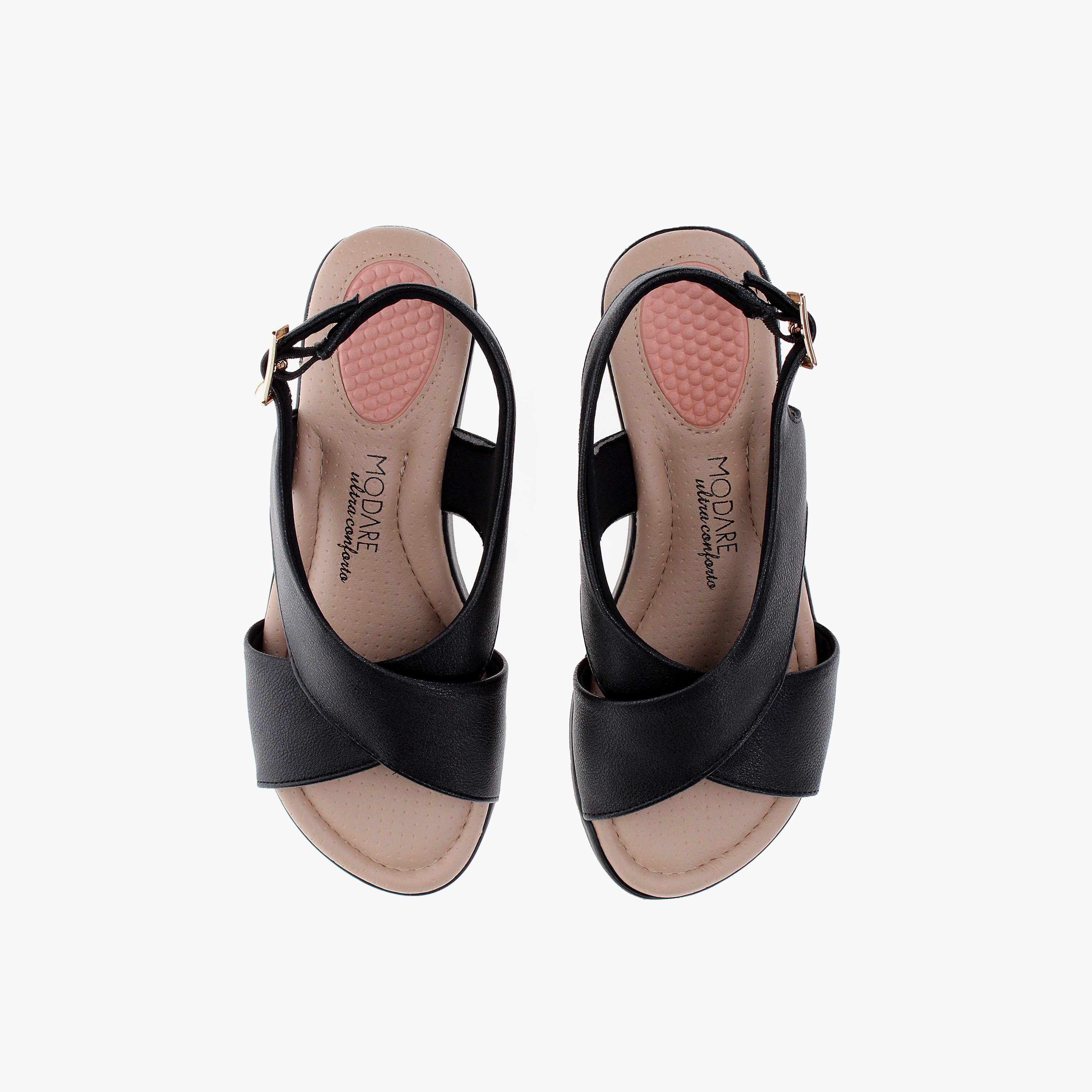 مودير- حذاء انتونين بكعب اسفيني بإبزيم للنساء | 7190-103-21736-15745-women-shoes-heels-image-2