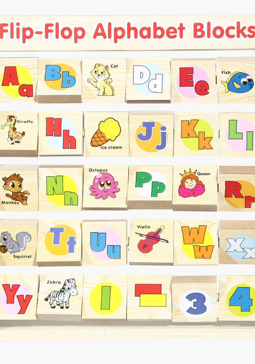 Juniors Flip Flop Alphabet Learning Blocks-Blocks%2C Puzzles and Board Games-image-0