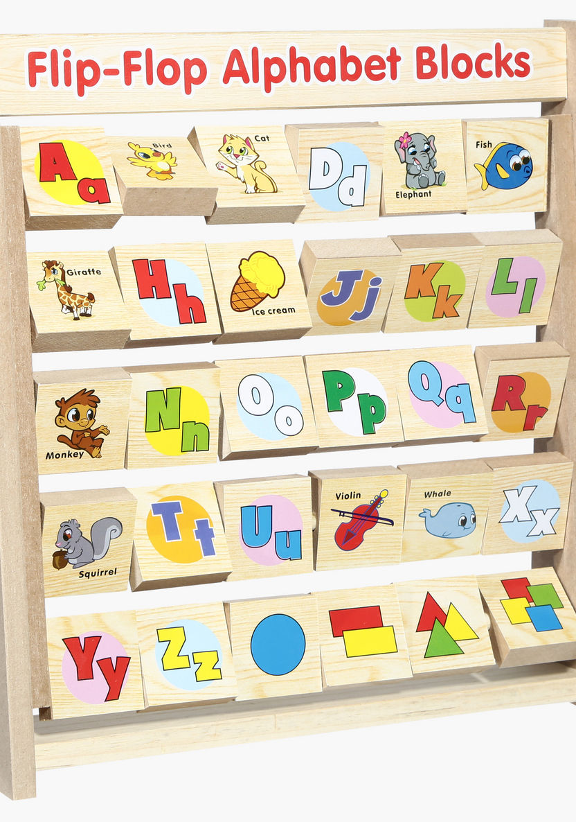 Juniors Flip Flop Alphabet Learning Blocks-Blocks%2C Puzzles and Board Games-image-1