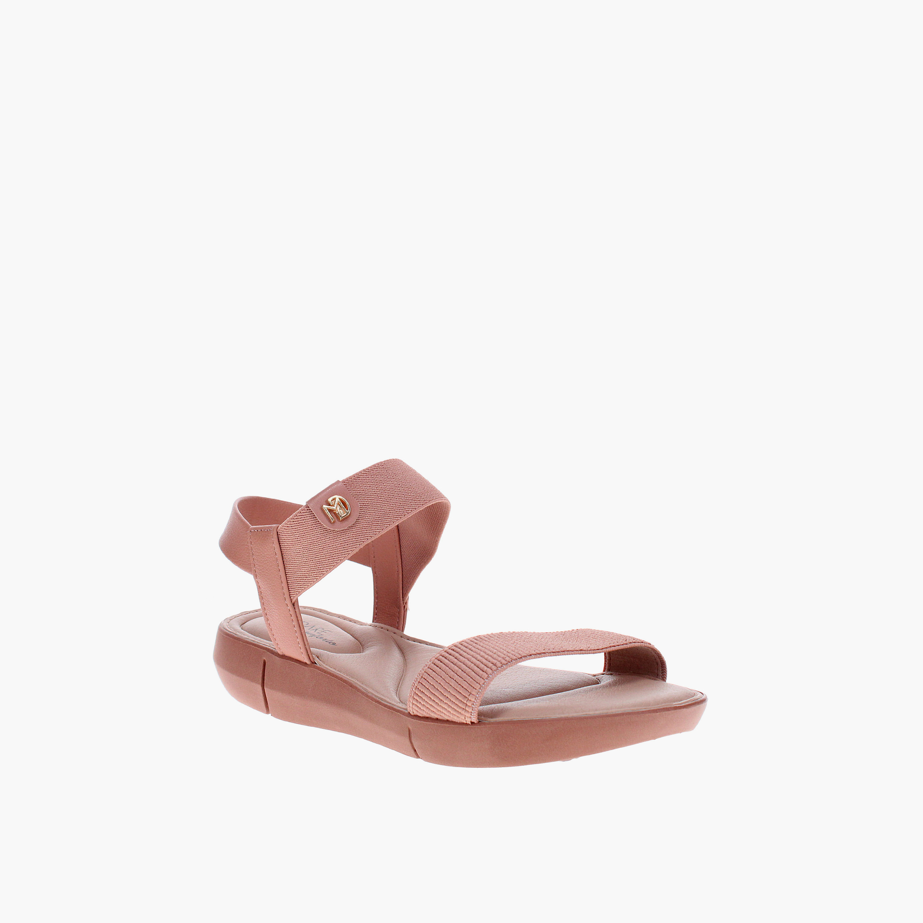 Modare by Geoomnii Women's Elastic Ammar Strap Sandals | 7199-102-28629-52531        -women-shoes-sandals-flats-image-1