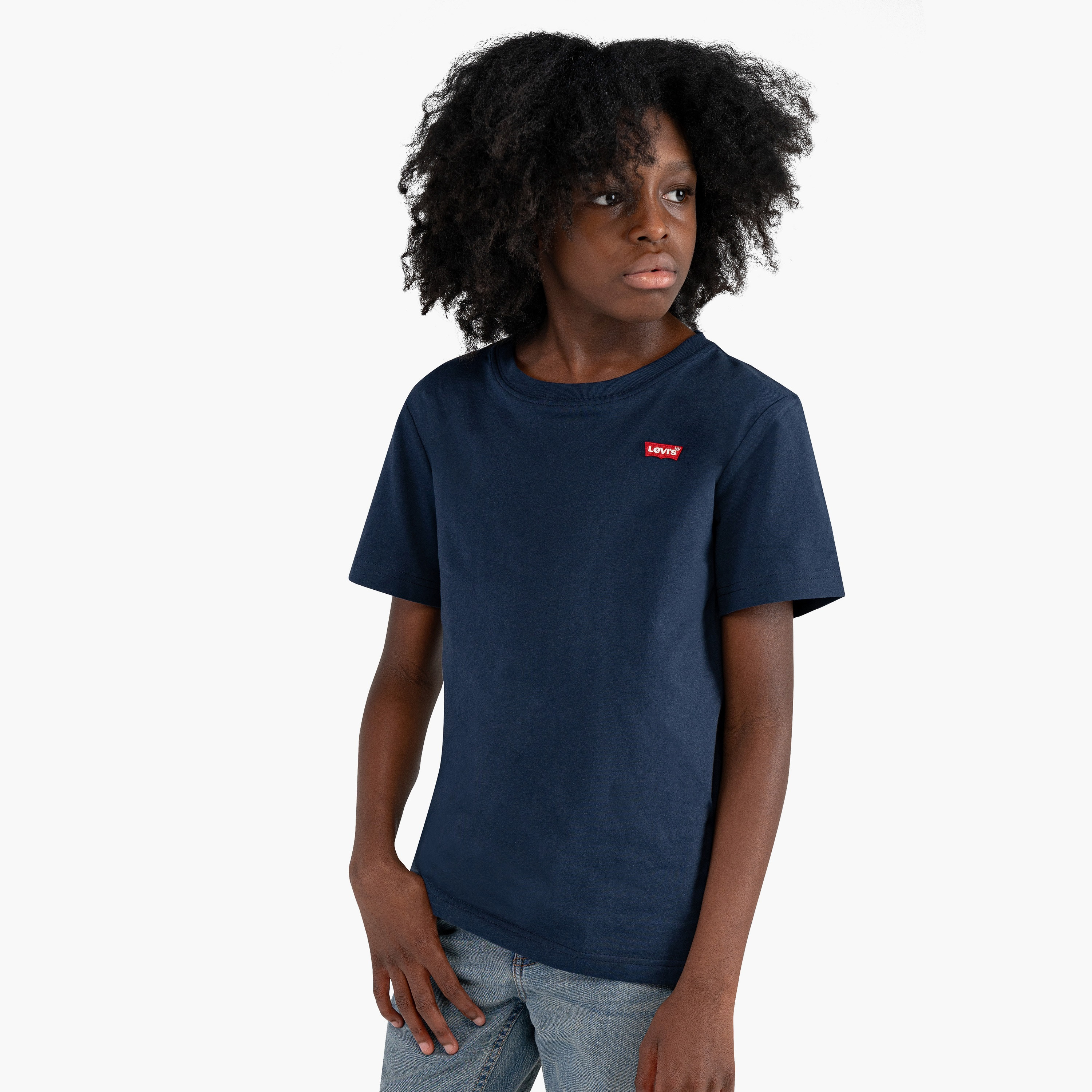 Levi's Batwing Logo Detail Chest Hit T-Shirt-girls-clothing-tshirts-image-5