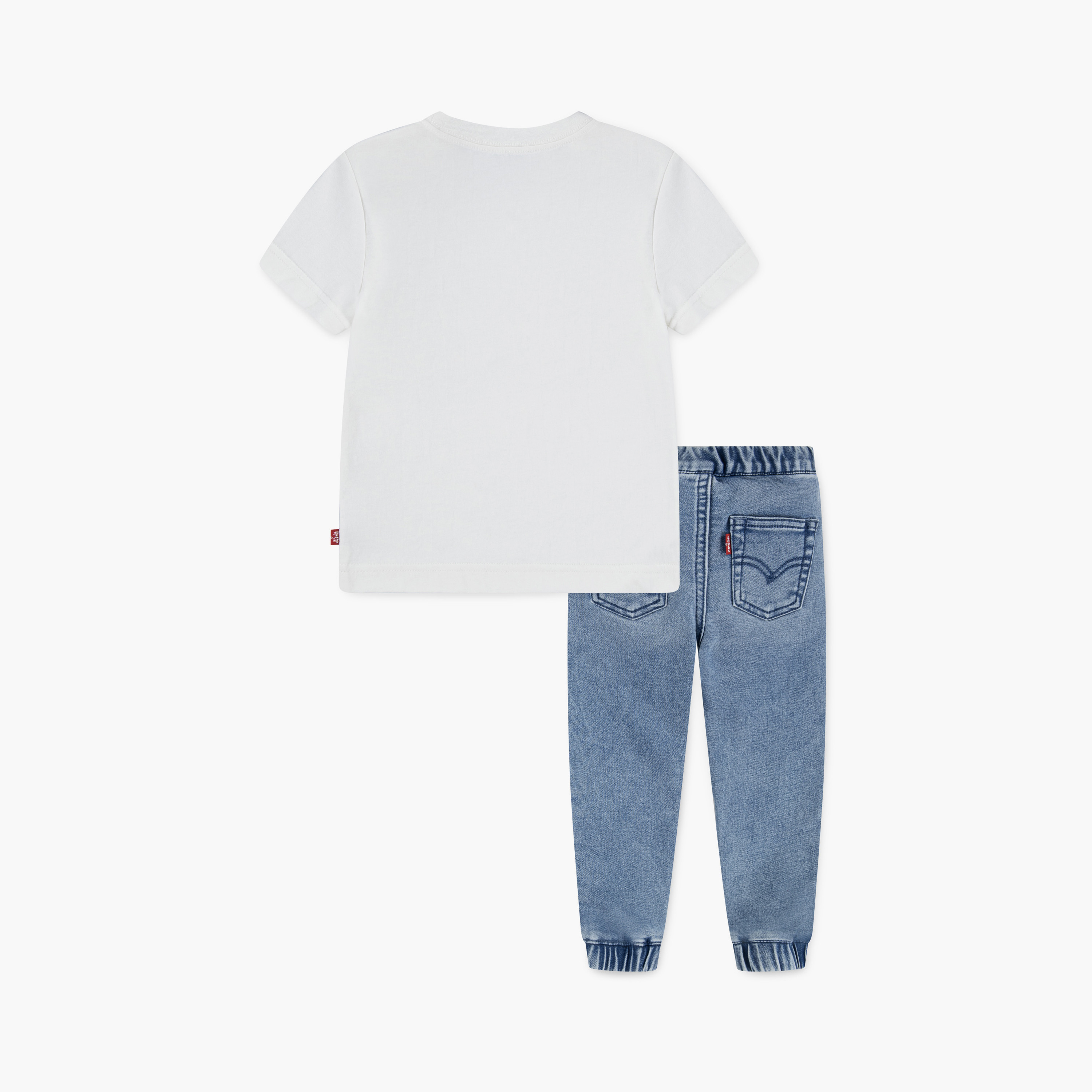 Levi’s 2-Piece Round Neck Embroidered T-Shirt with Elasticated Joggers-boys-clothing-setsandcoords-image-2