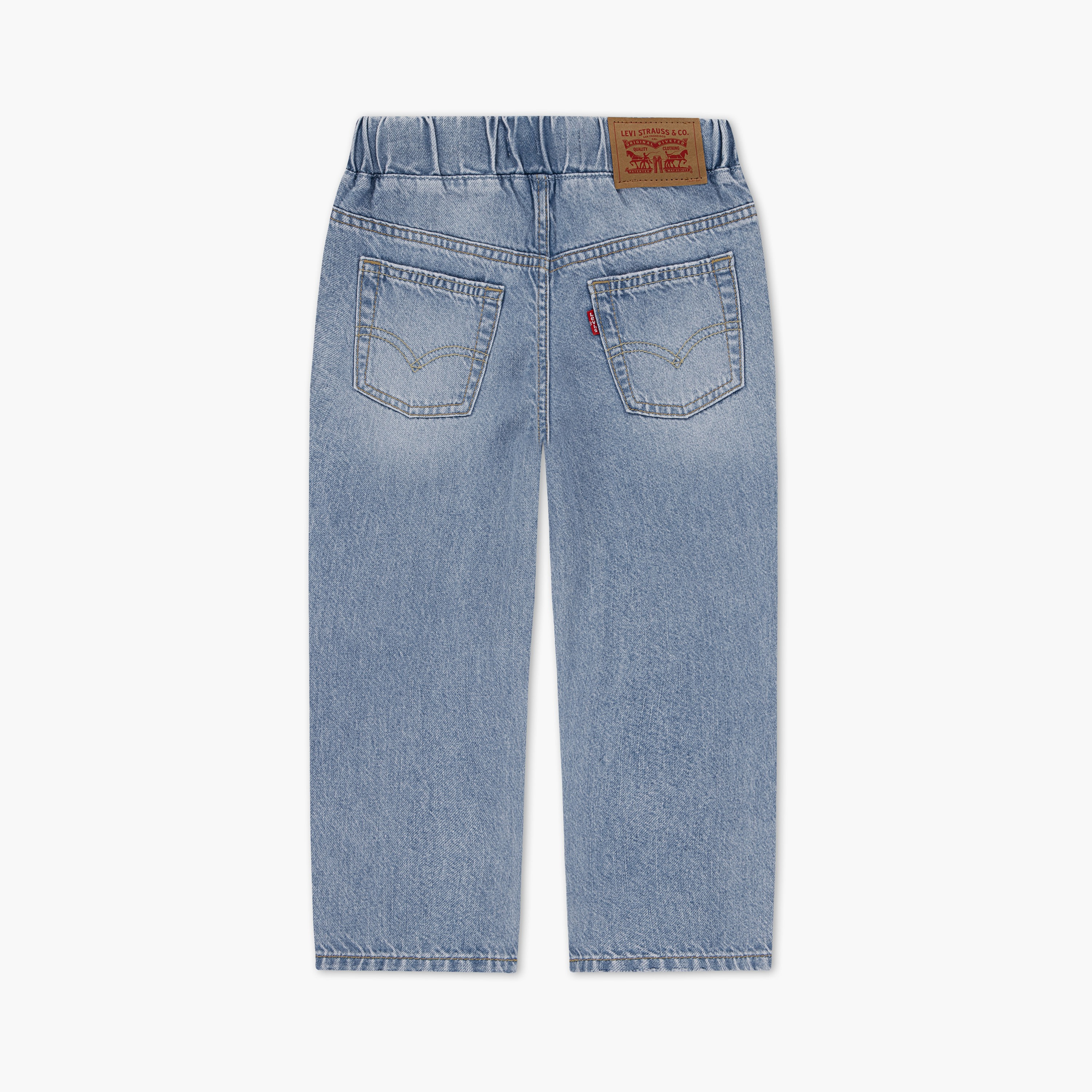Levi’s Elasticated Tapered Fit Solid Jeans-boys-clothing-bottoms-jeans-image-2