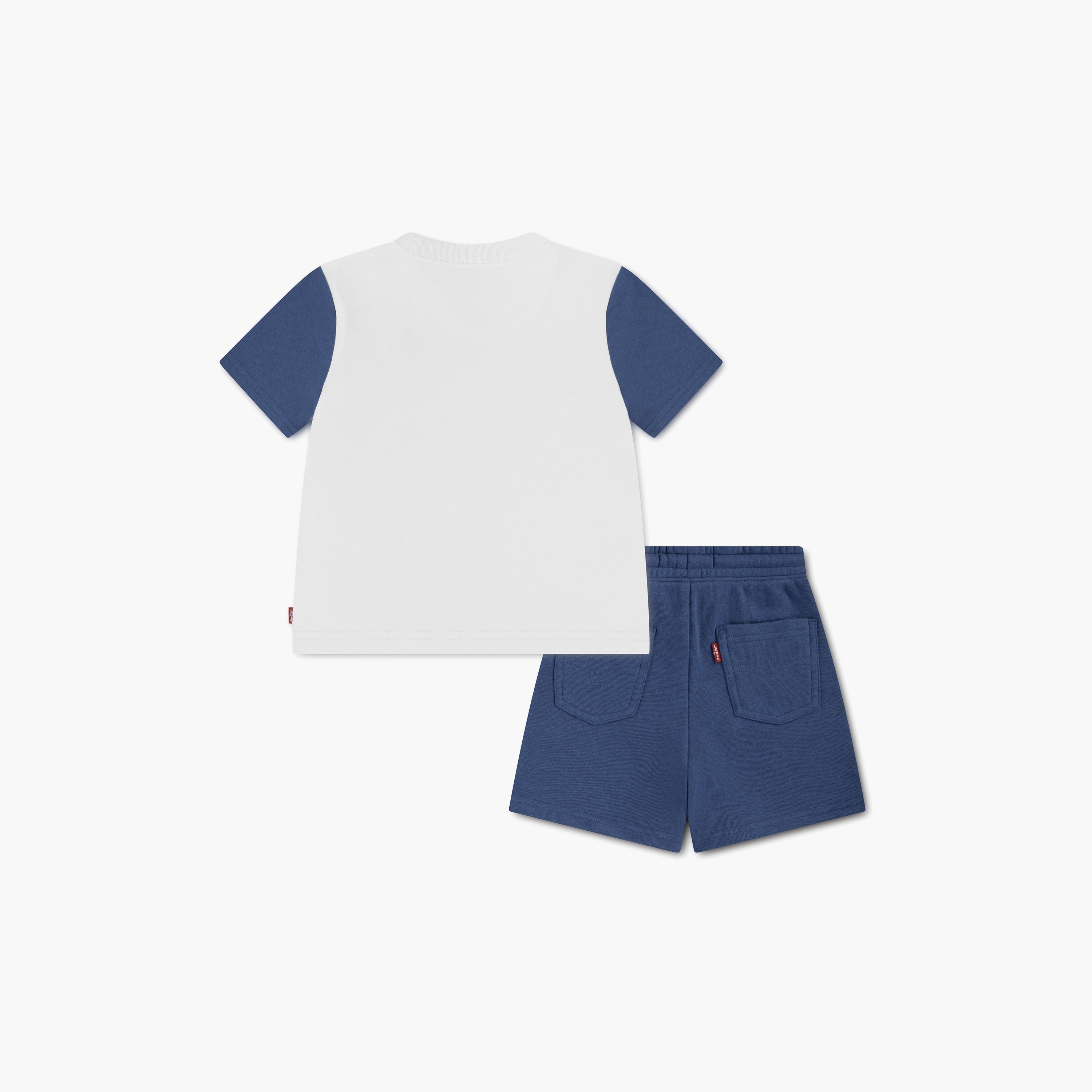 Levi's LVB Smiley Check Knit Shorts Sets-boys-clothing-setsandcoords-image-2