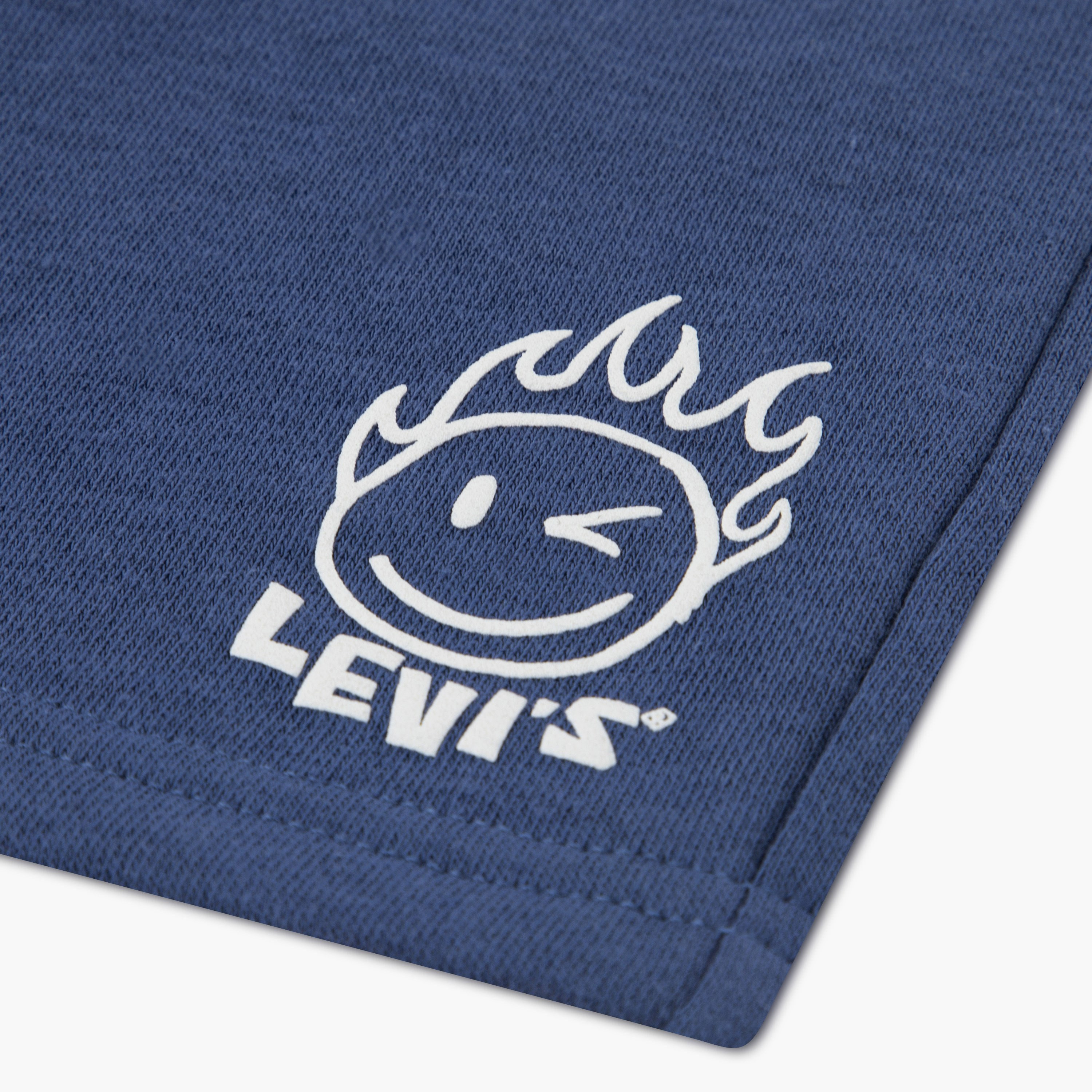 Levi's LVB Smiley Check Knit Shorts Sets-boys-clothing-setsandcoords-image-4