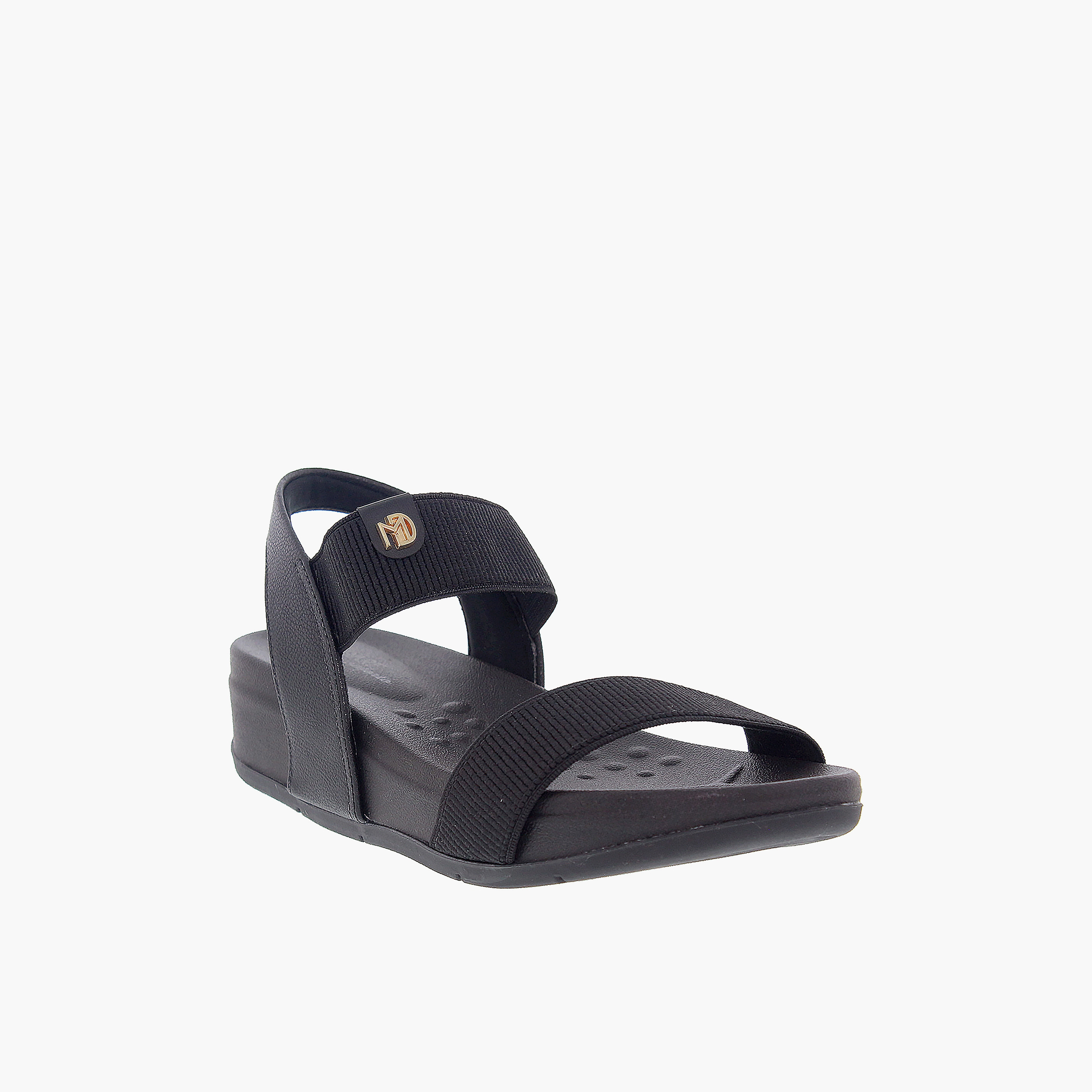 مودير - صندل Bridget1 للنساء مطاطي ذو نعل سميك | 7207-105-23124-15745-women-shoes-sandals-flats-image-1