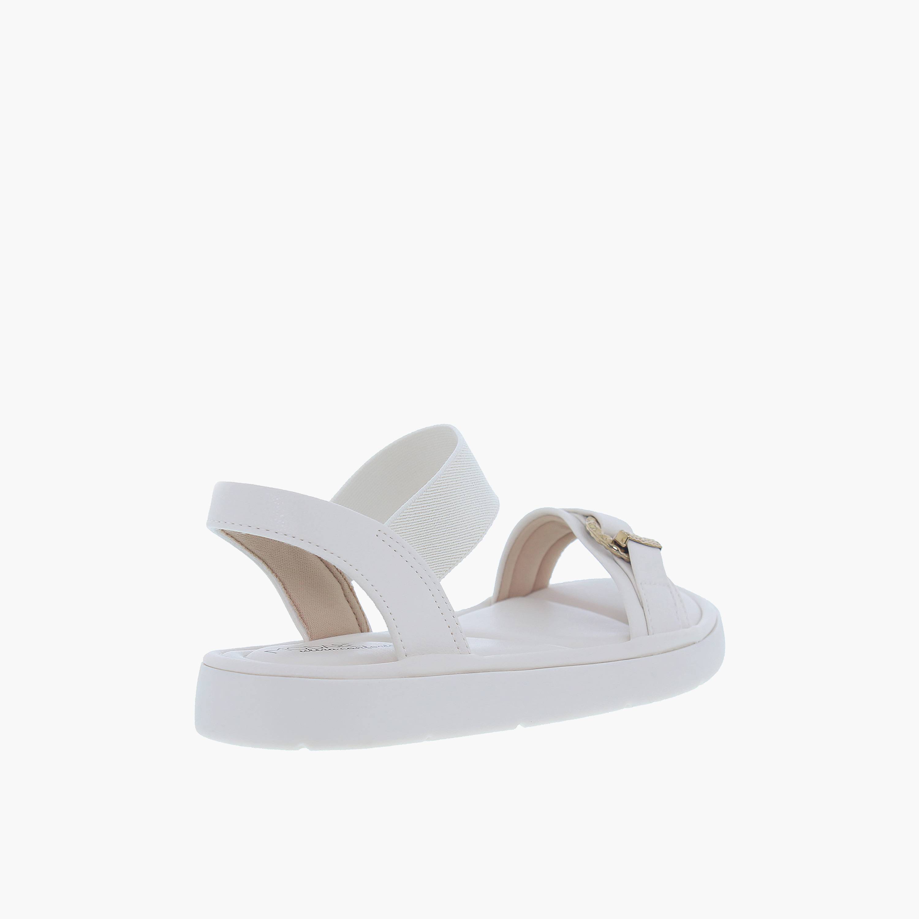 مودير - صندل كارلا1 للنساء ذو حزام مسطح مطاطي | 7208-106-22454-35312-women-shoes-sandals-flats-image-3