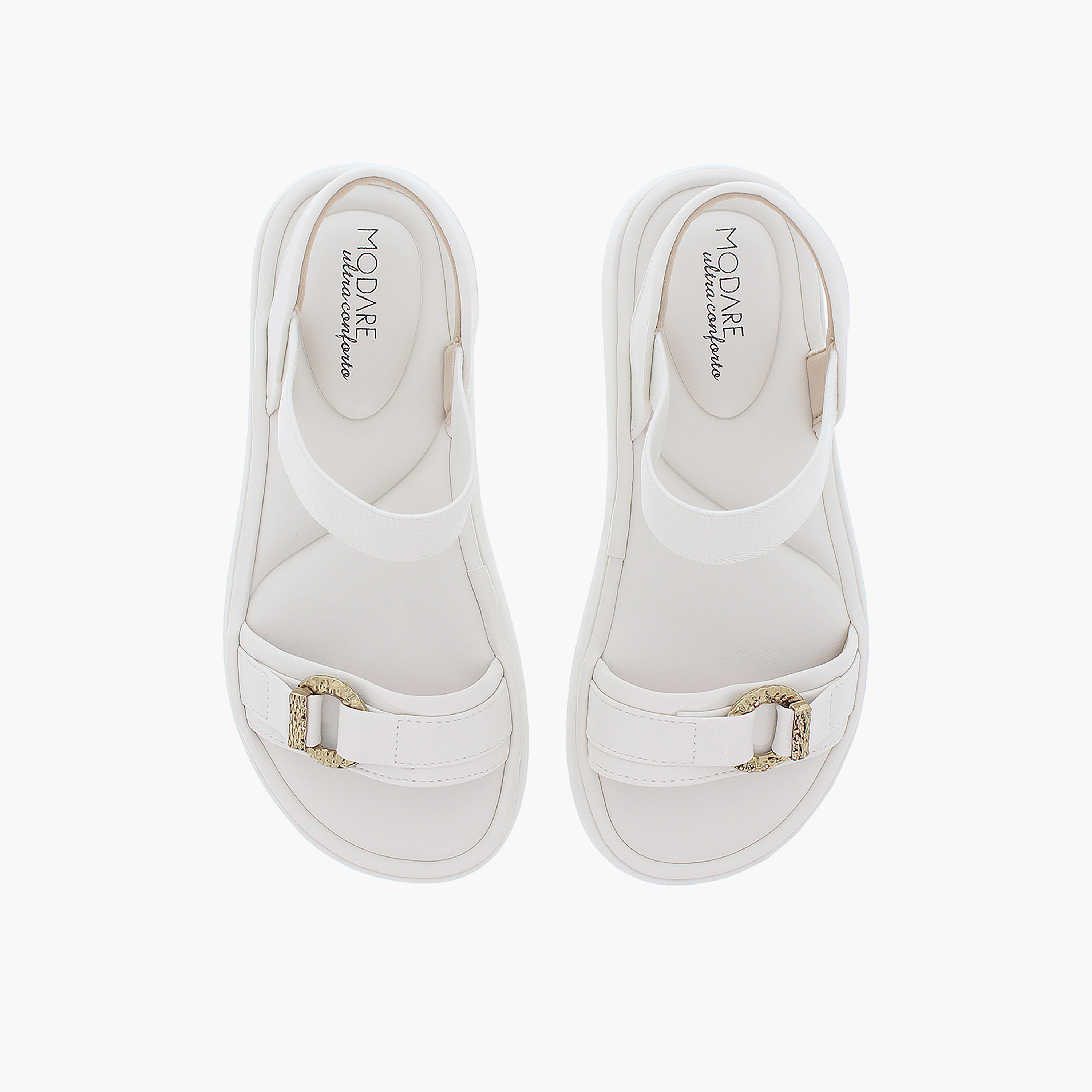 Modare by Geoomnii Womens Elastic Carla1 Flat Strap Sandals | 7208-106-22454-35312       -women-shoes-sandals-flats-image-5