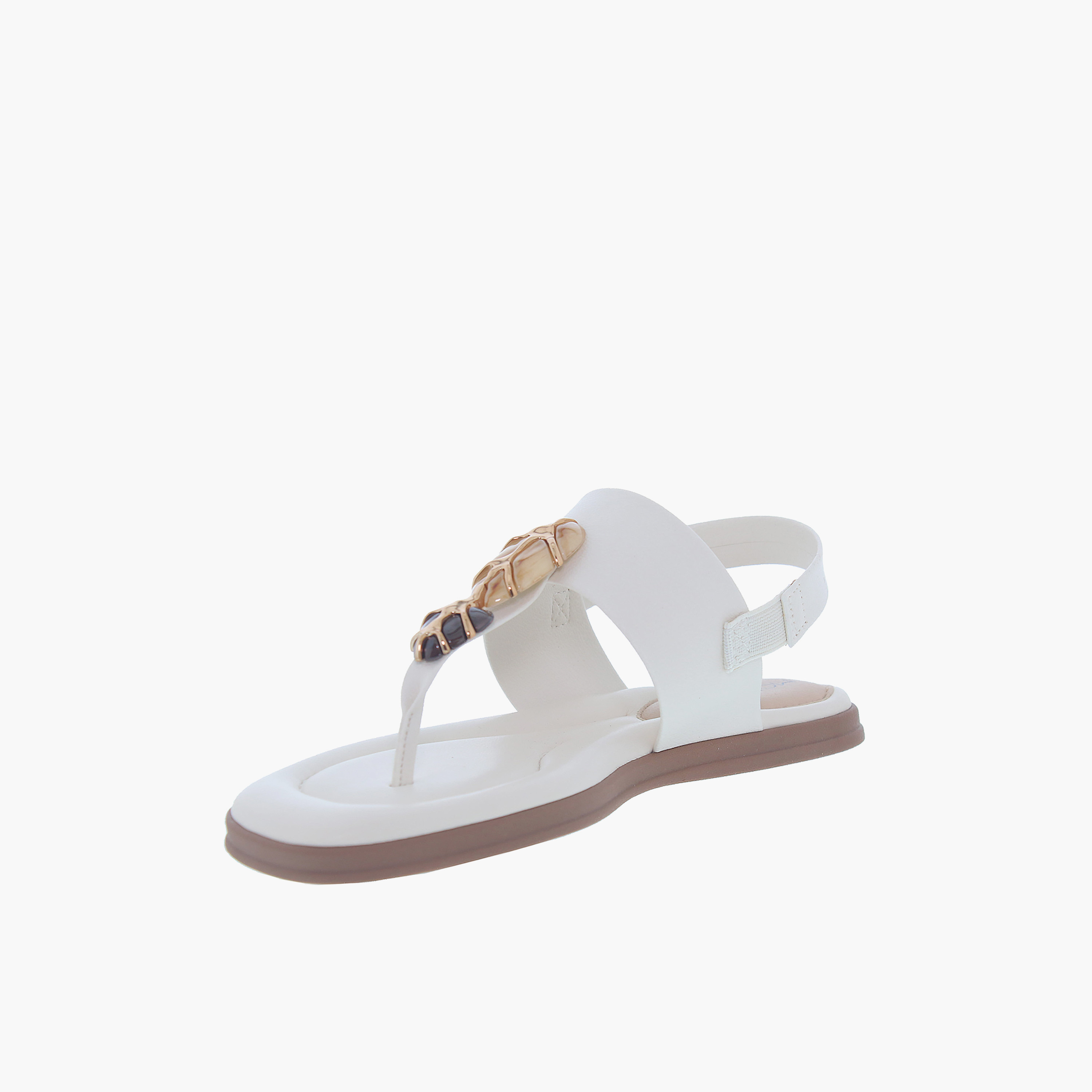 مودير - صندل سيليا1 للنساء مسطح بحزام مطاطي | 7212-103-21736-35312-women-shoes-sandals-flats-image-2