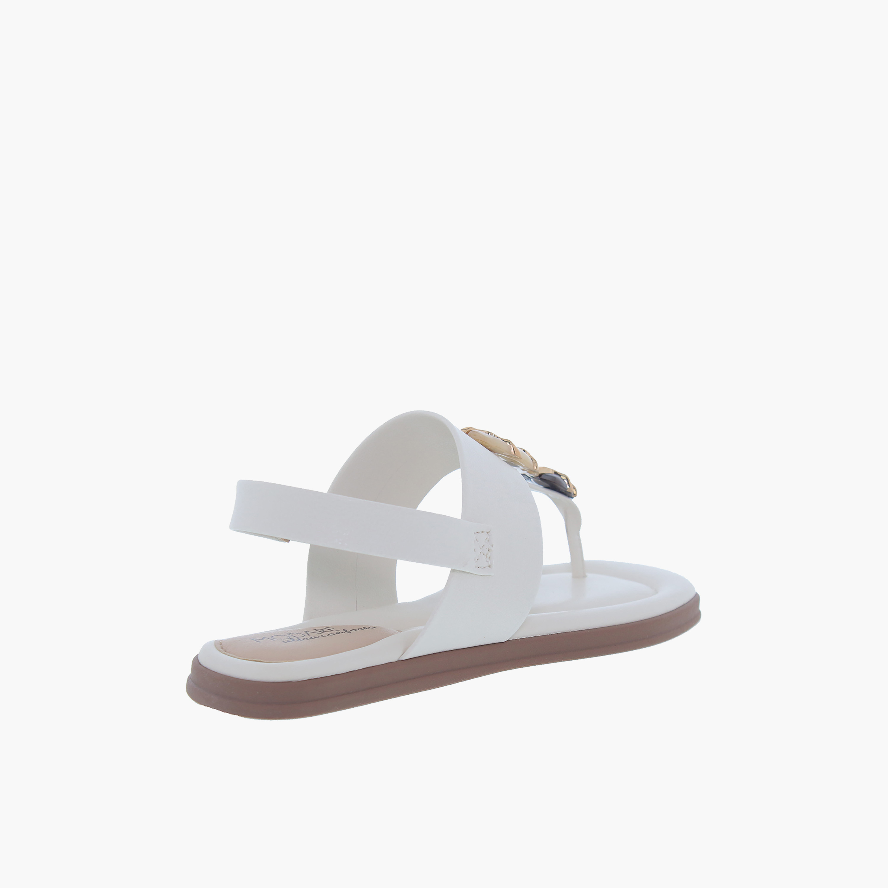 مودير - صندل سيليا1 للنساء مسطح بحزام مطاطي | 7212-103-21736-35312-women-shoes-sandals-flats-image-3