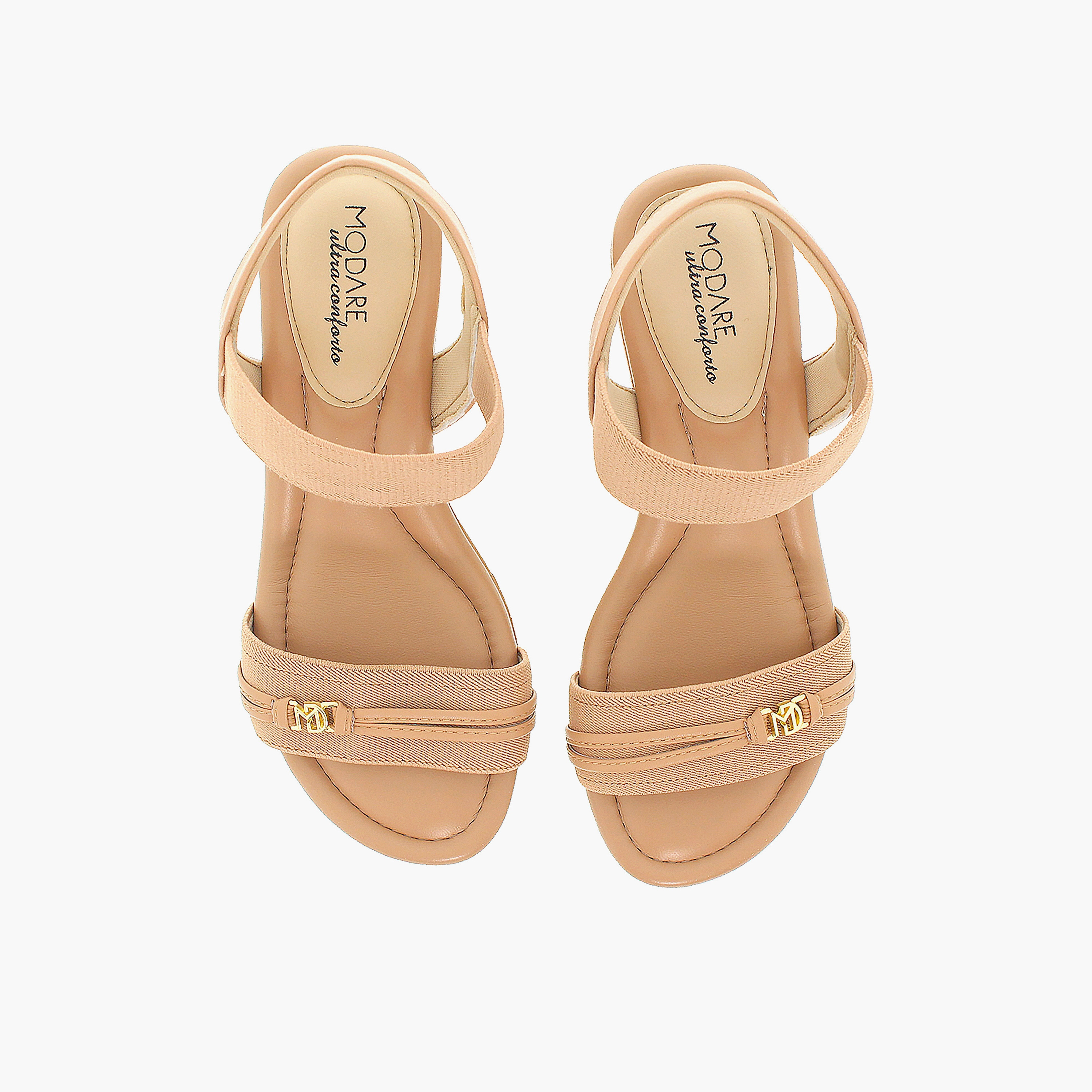 مودير - صندل كريستين1 للنساء بكعب إسفين مطاطي | 7216-103-30432-52531-women-shoes-heels-image-5