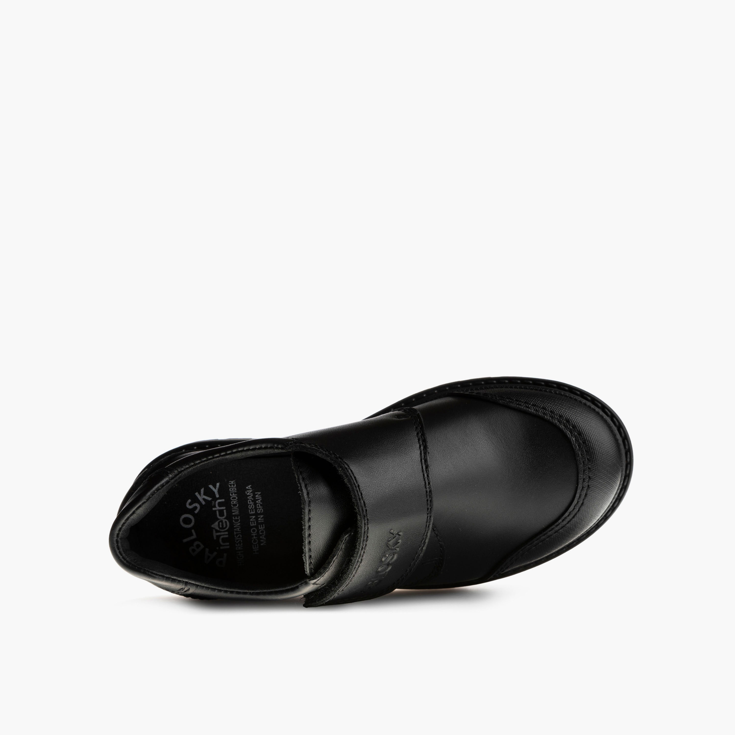 Pablosky Boys Leather Hook & Loop School Shoes-boys-shoes-schoolshoes-image-2