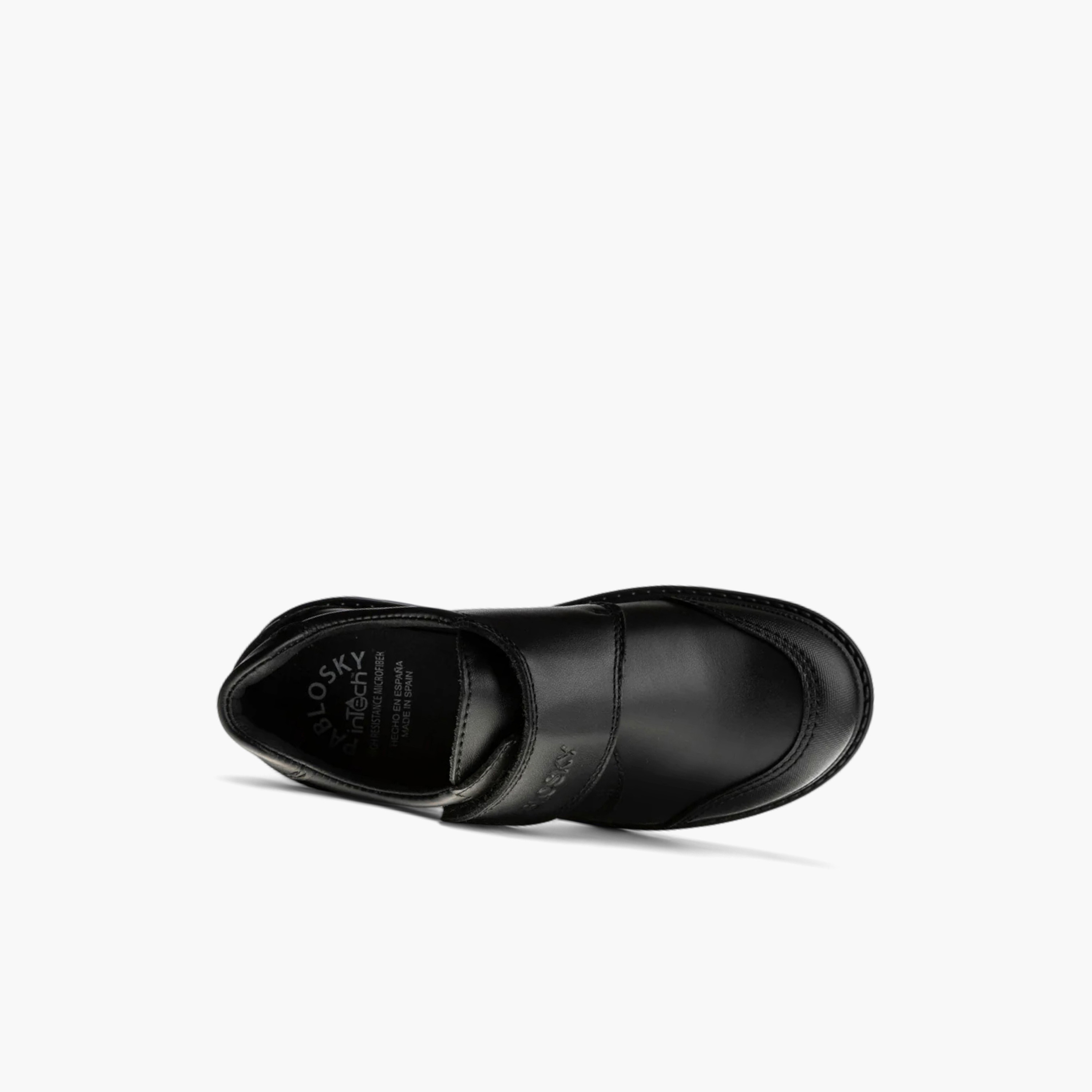 Pablosky Kids' Logo Embossed School Shoes with Hook and Loop Closure - 728410-girls-shoes-schoolshoes-image-3