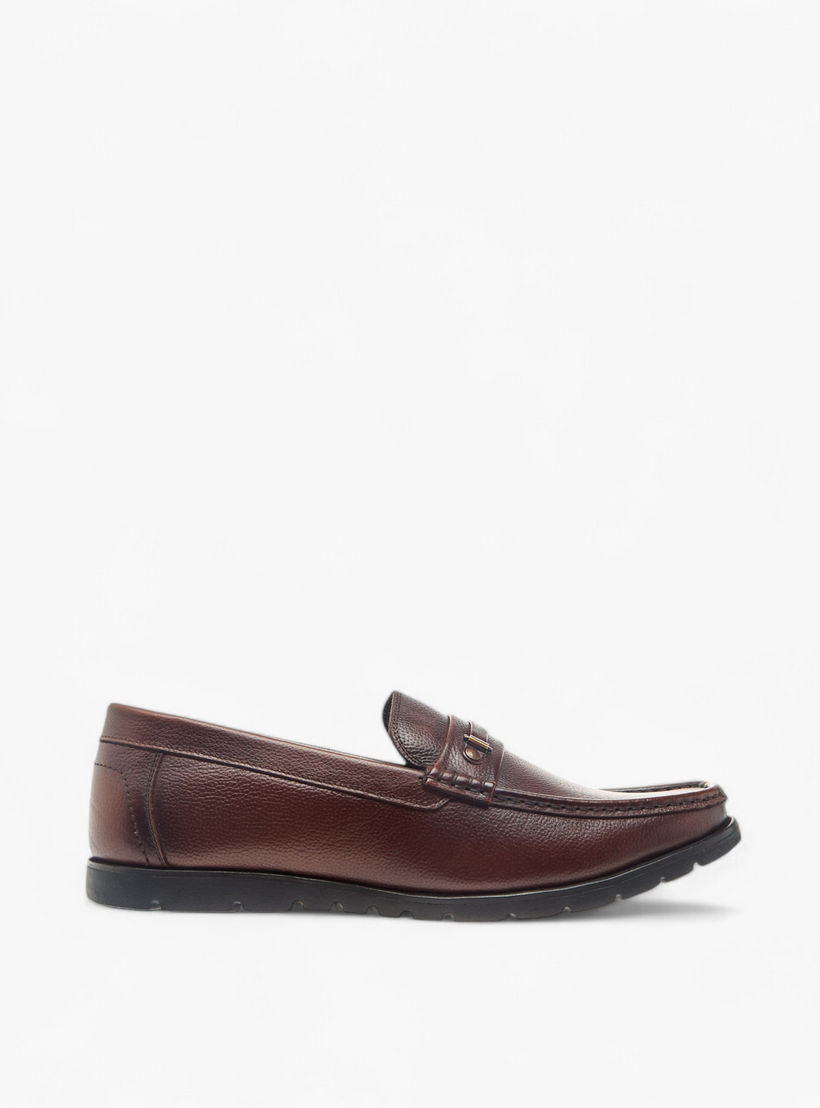 حذاء موكاسين سهل الارتداء بارز الملمس من إل بي إل من شو إكسبرس-men-shoes-formalshoes-image-3