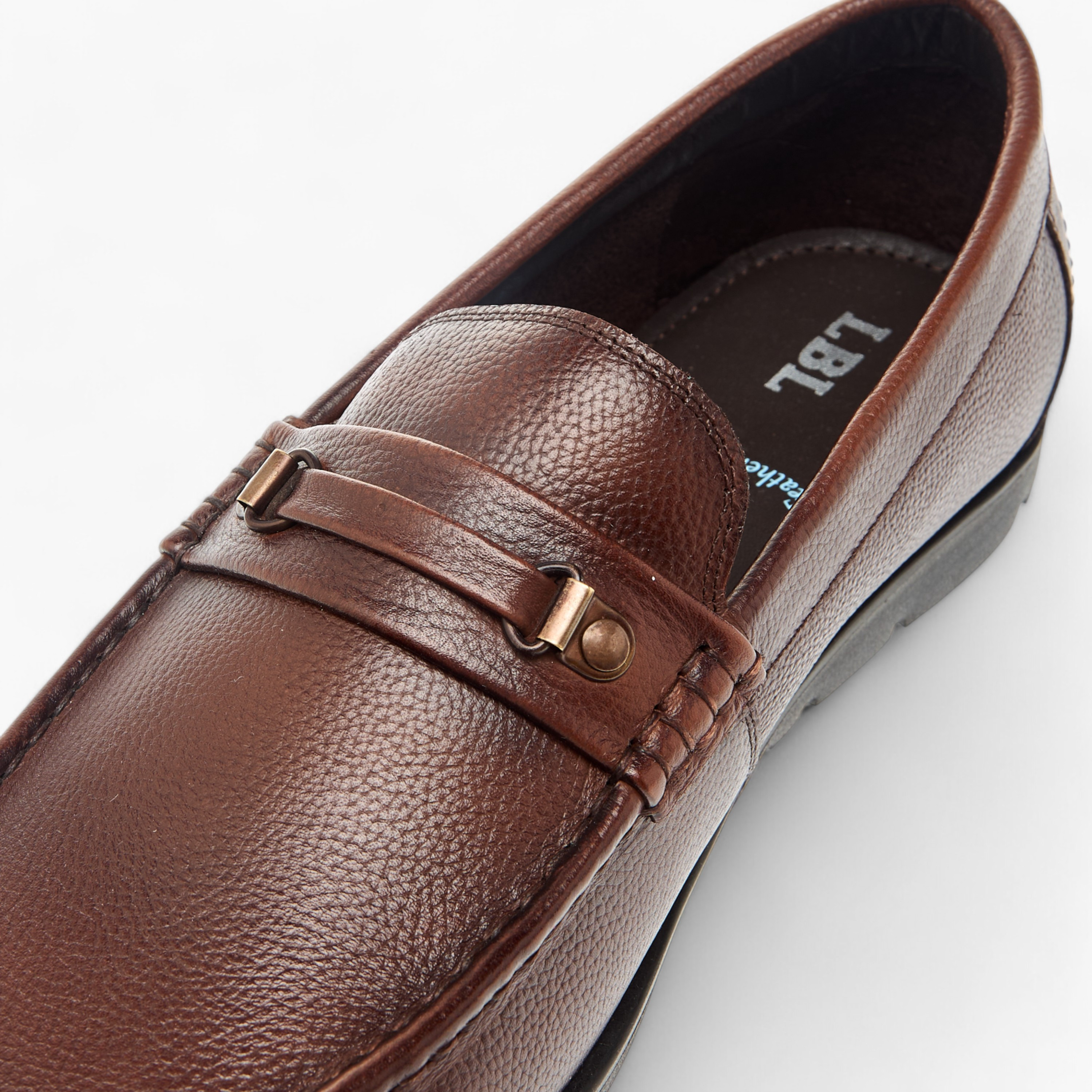 حذاء موكاسين سهل الارتداء بارز الملمس من إل بي إل من شو إكسبرس-men-shoes-formalshoes-image-4