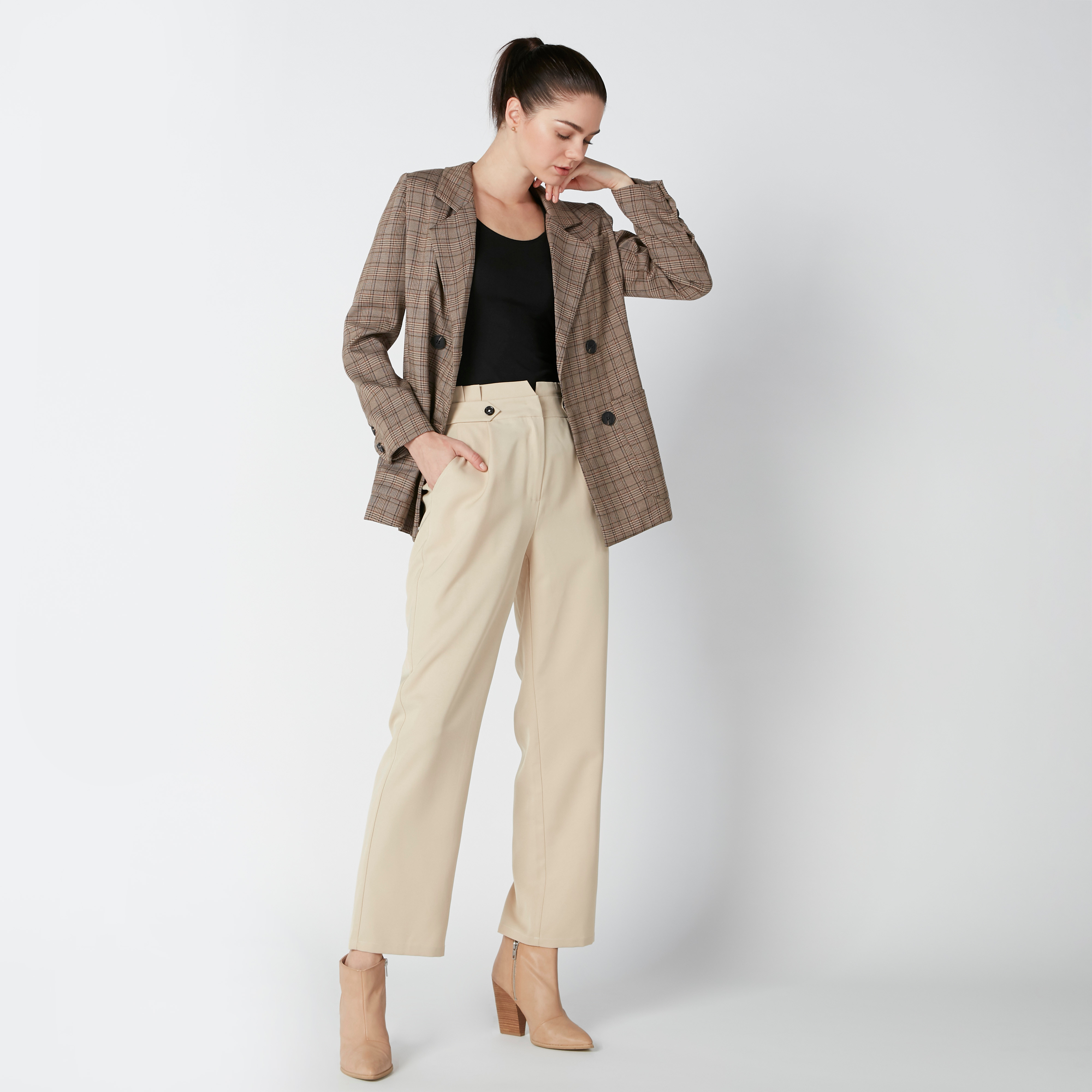 Full length paper bag on sale trousers