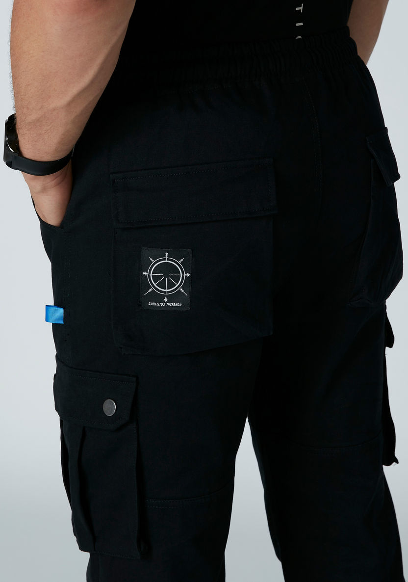Buy Men's Pocket Detail Cargo Pants with Flexi Waist Online ...