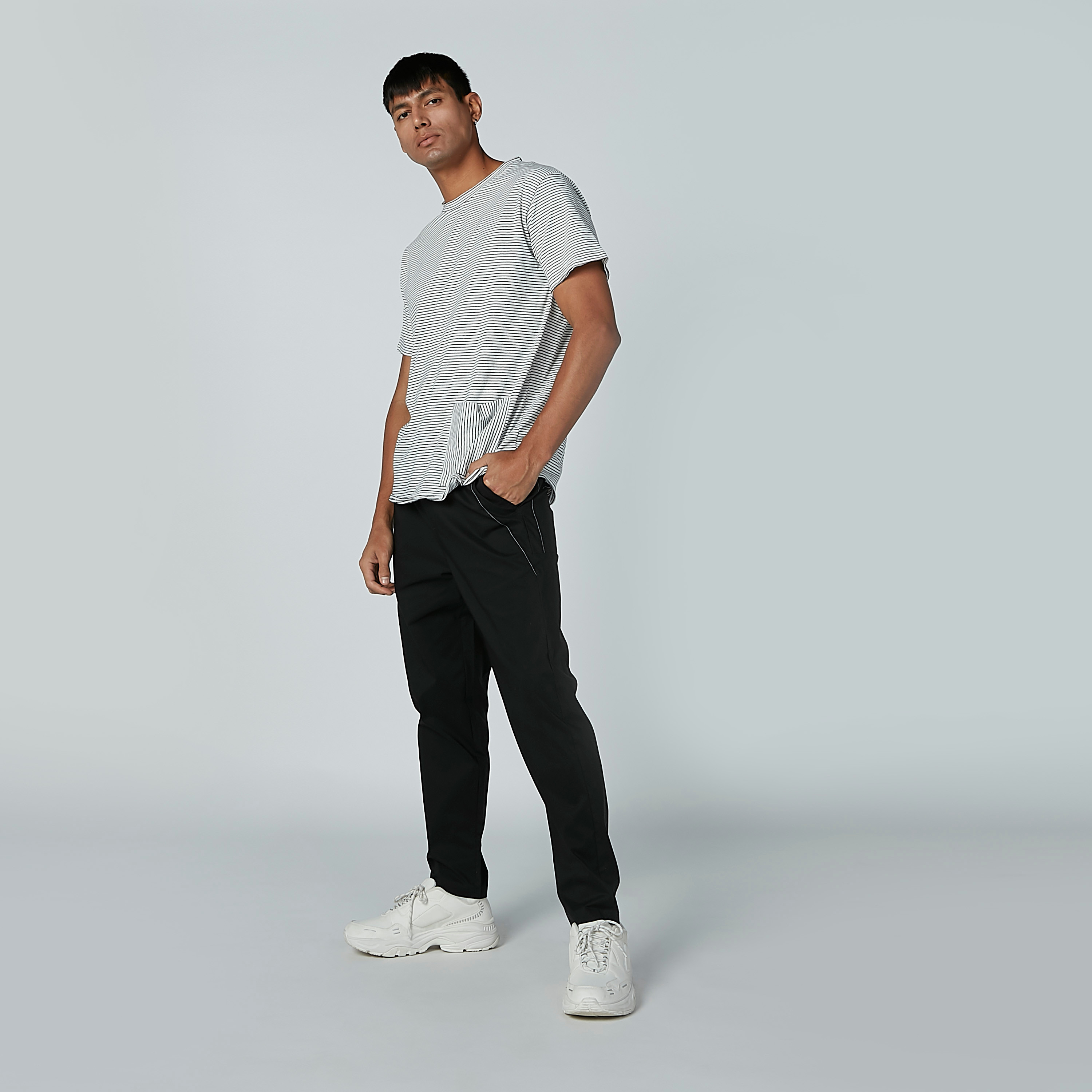 Plain Trousers with Pocket Detail and Drawstring-men-clothing-bottoms-trousersandchinos-trousers-image-2