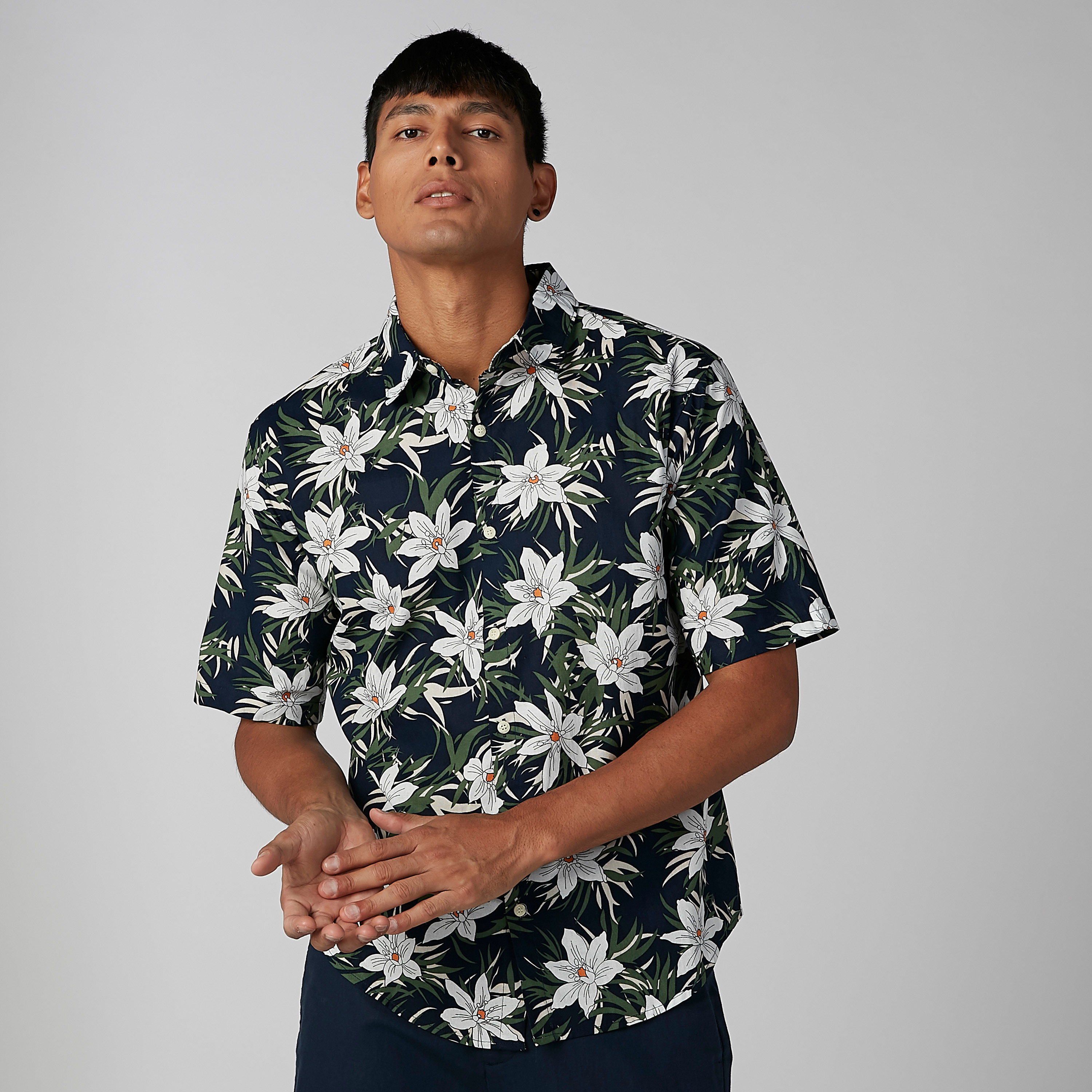 Floral t deals shirt mens