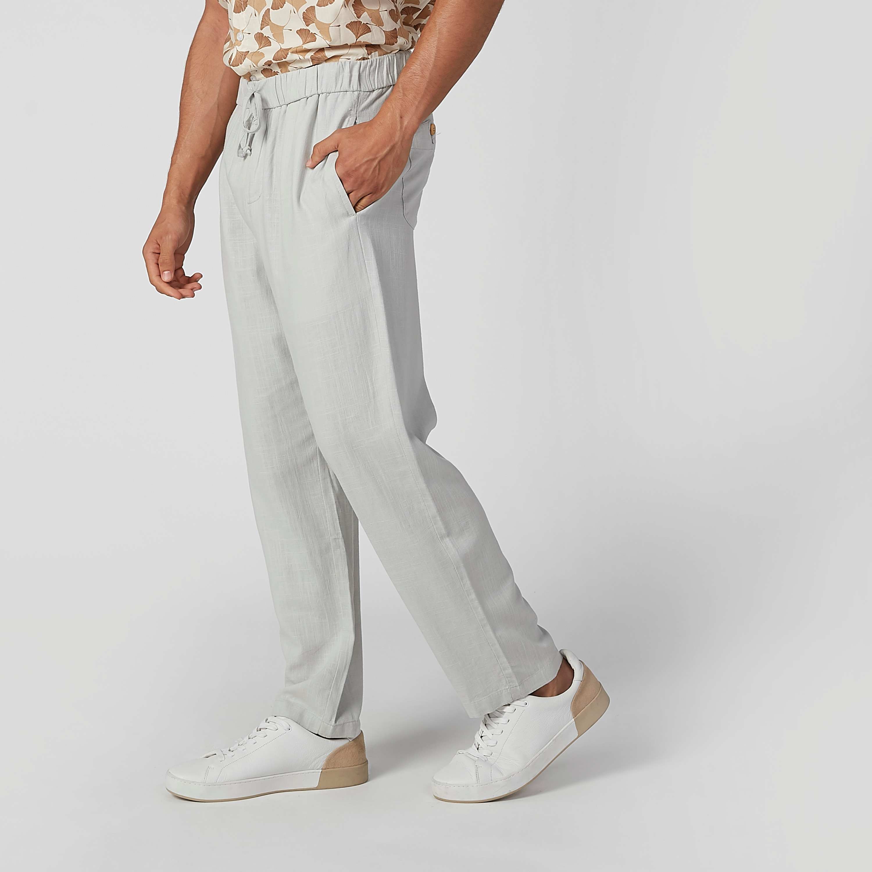 Full Length Pants with Pocket Detail and Drawstring-men-clothing-bottoms-trousersandchinos-trousers-image-1