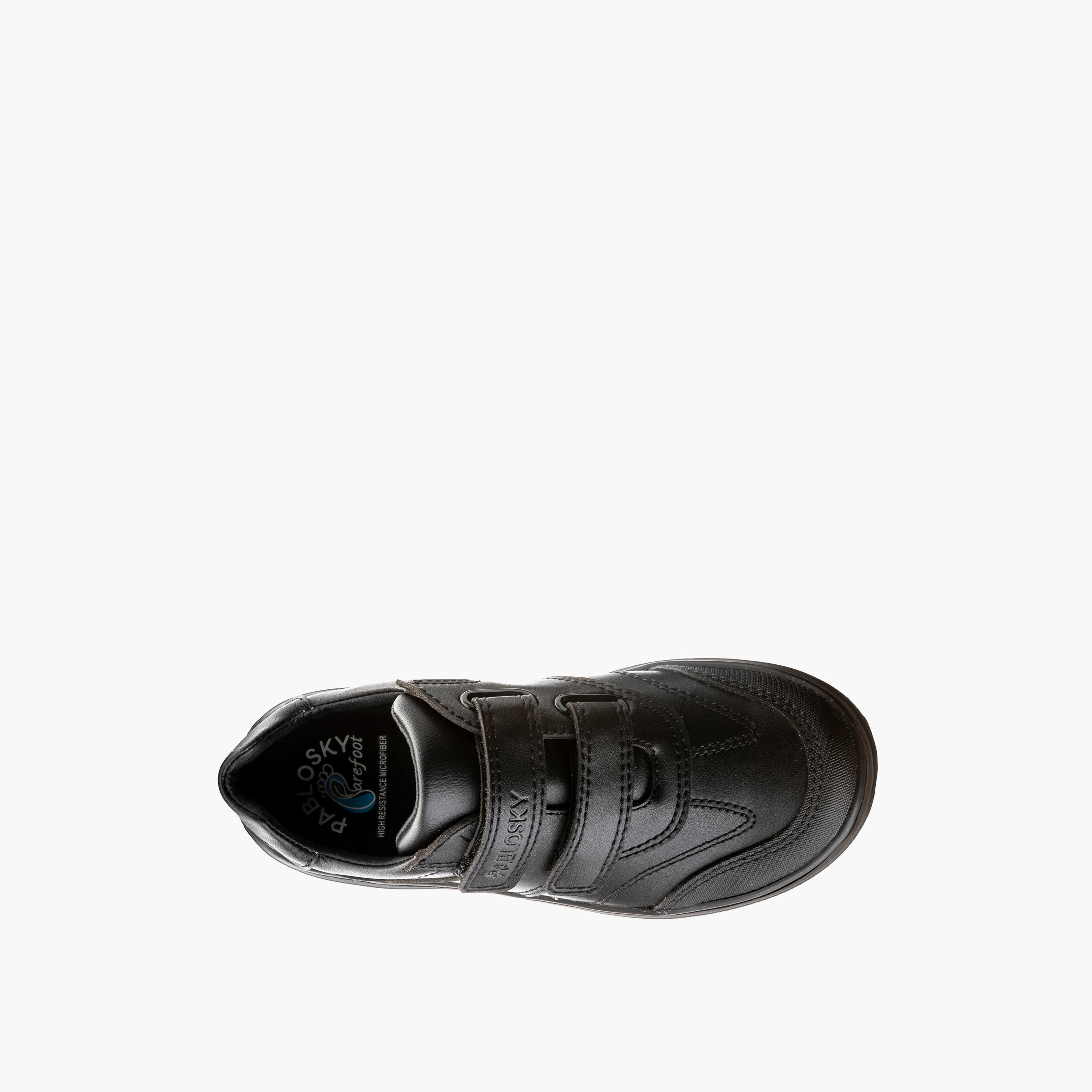 Pablosky Kids' School Shoes with Hook and Loop Closure - 732015-Y-girls-shoes-sneakers-image-4