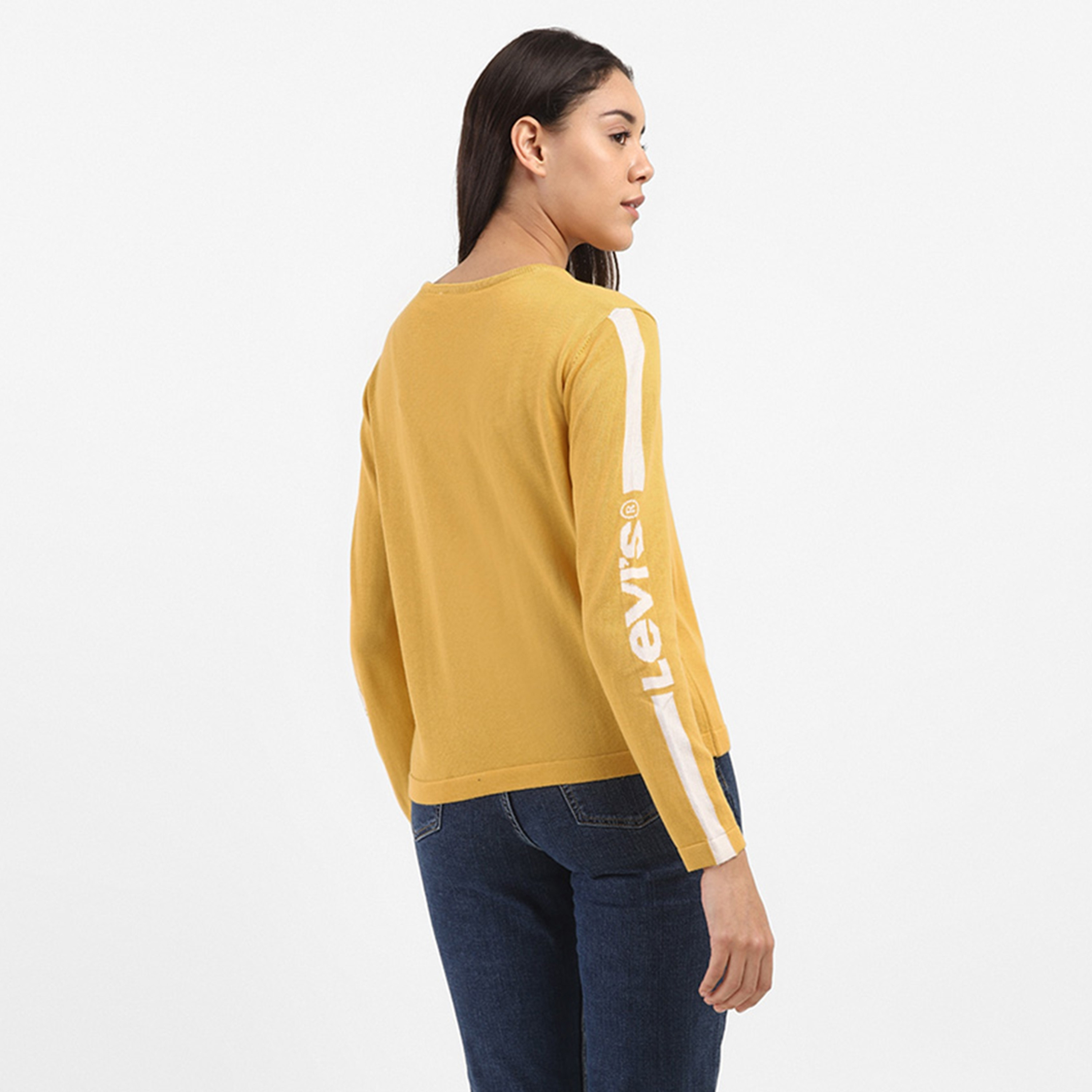 Levi's Printed Round Neck Long Sleeves Women's T-Shirt-women-clothing-tshirts-image-3