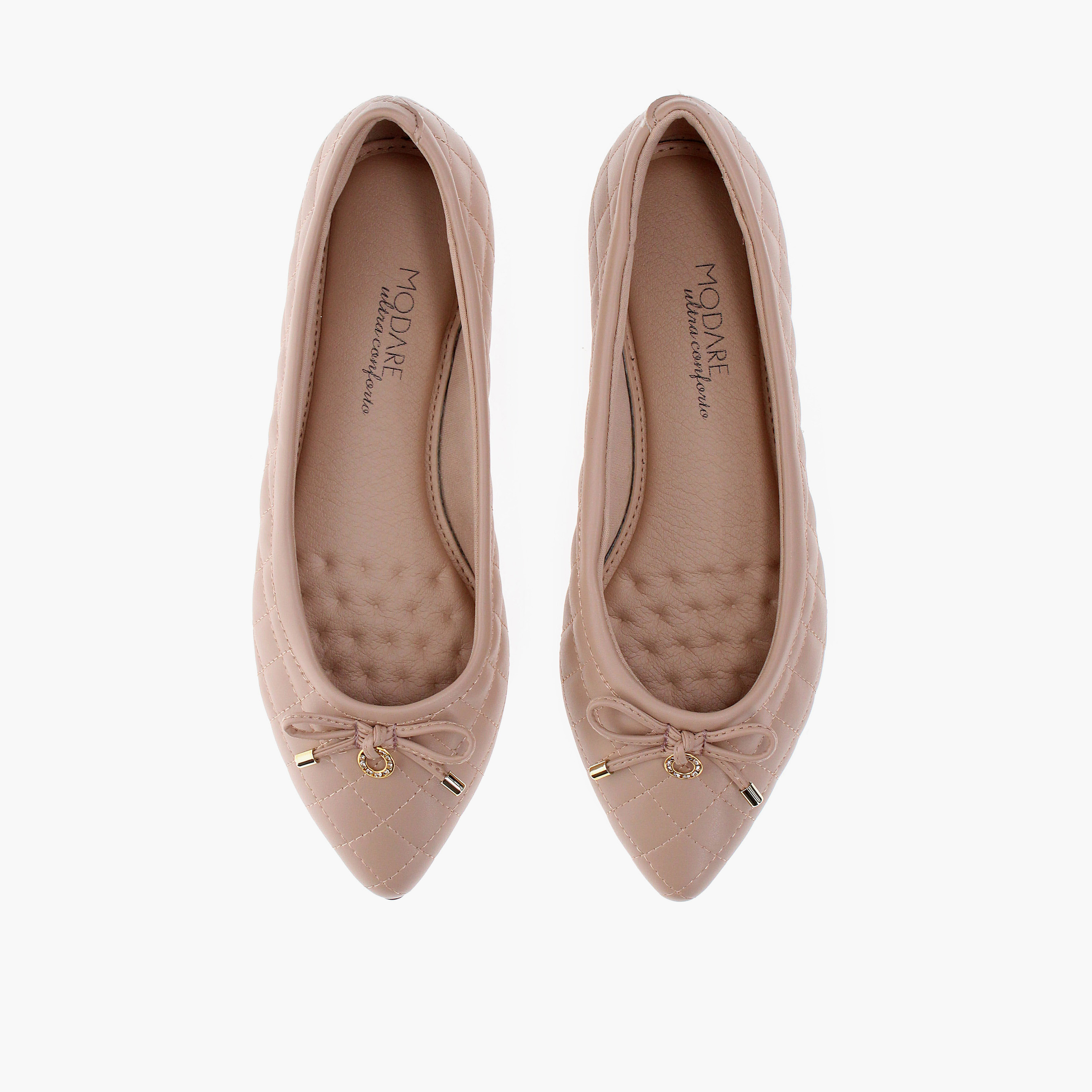 مودير- حذاء بلارينا زوران مقدمة مدببة سهل الارتداء للنساء | 7334-232-18462-29452-women-shoes-ballerinas-image-2