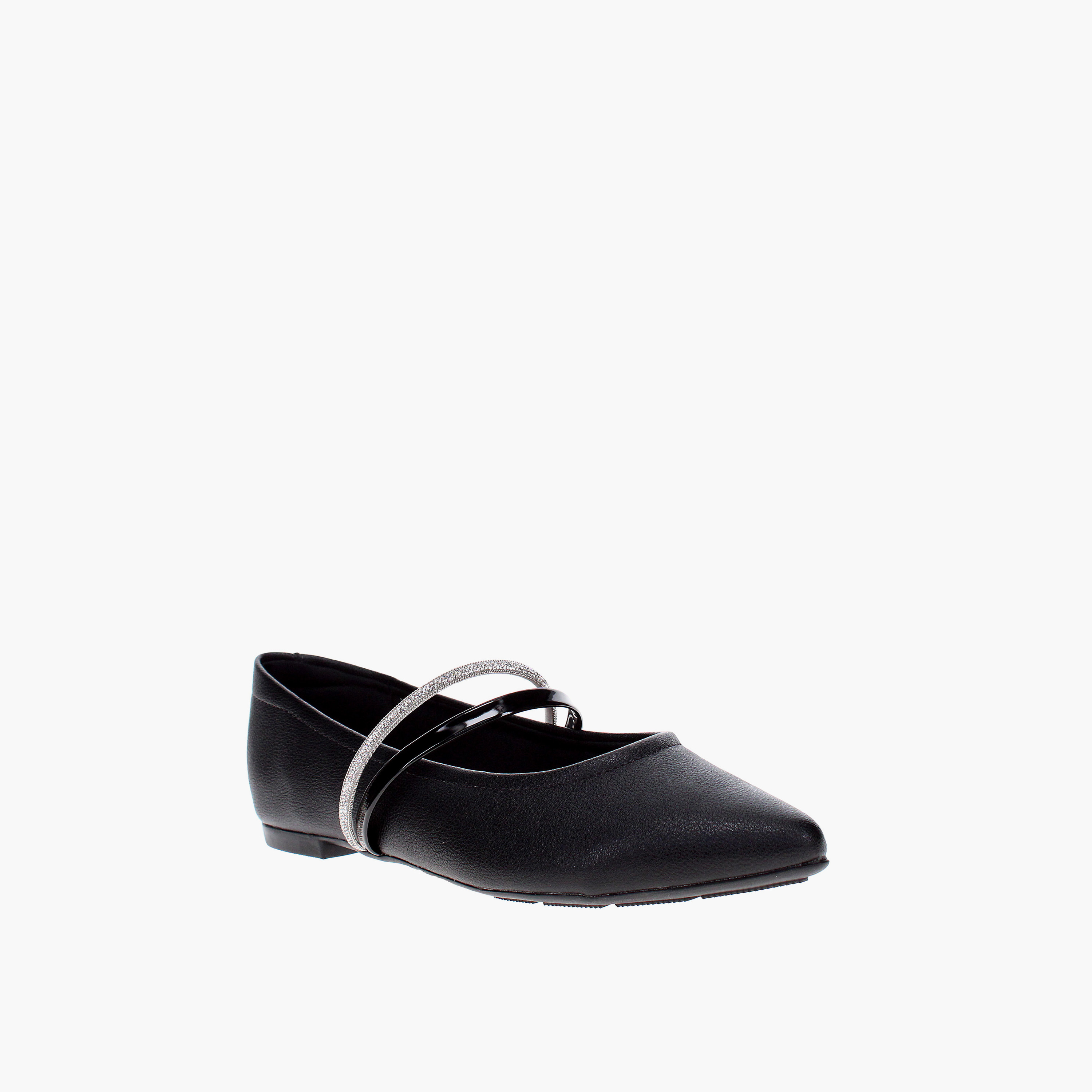 مودير- حذاء بلارينا زافار مقدمة مدببة مرن للنساء | 7334-247-27679-19026-women-shoes-ballerinas-image-1