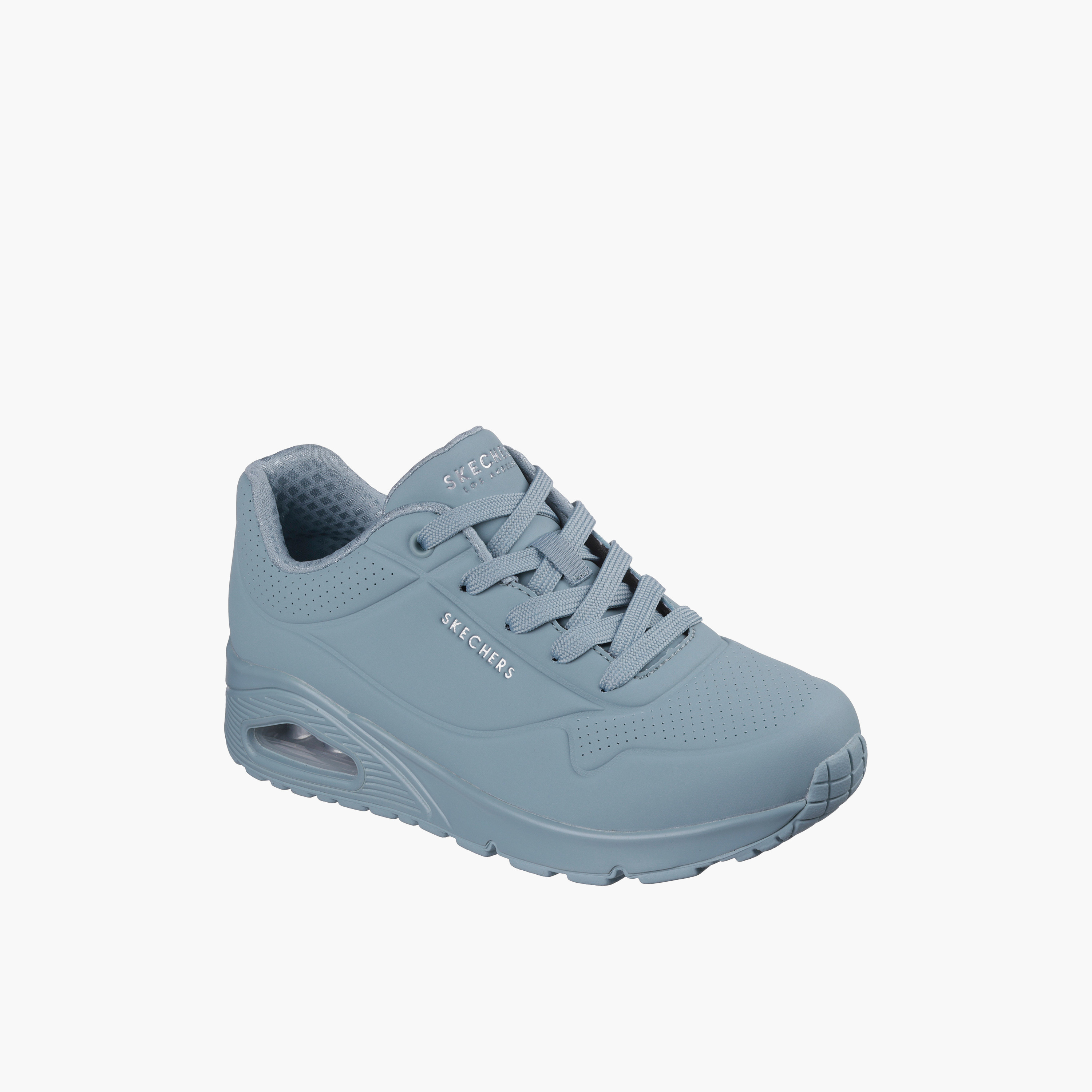 Skechers Women Uno Lace-Up Ankle Sneakers-sports-women-shoes-image-1