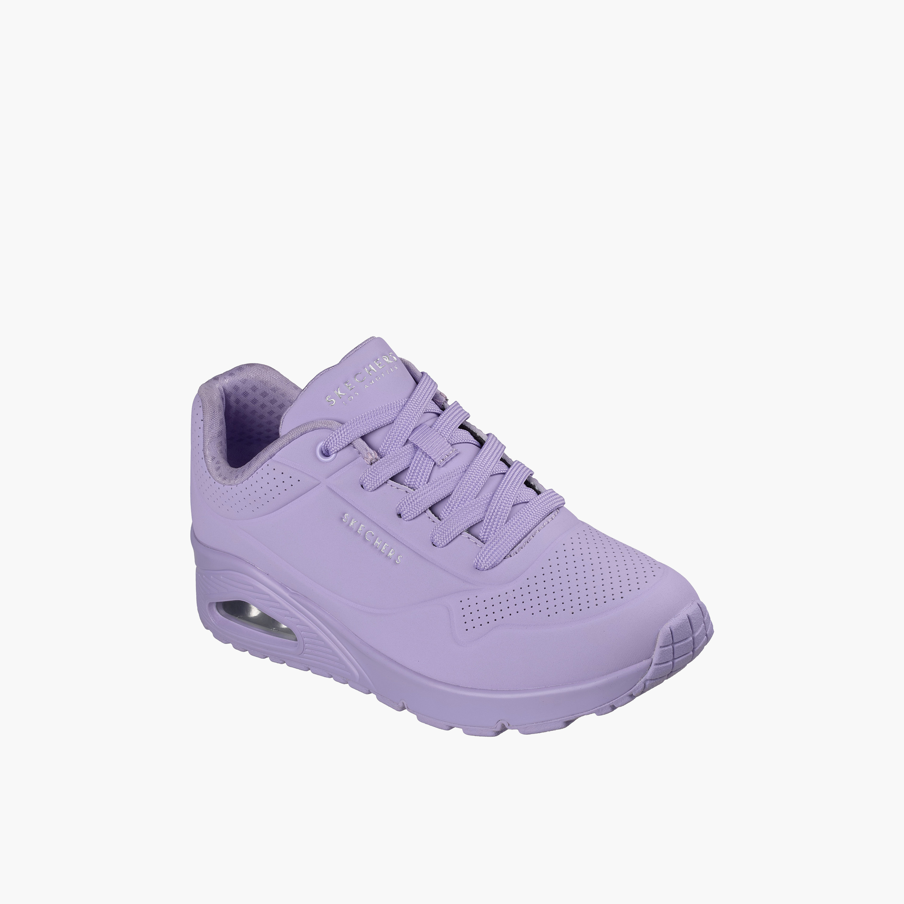 Skechers Women UNO Lace-Up Ankle Sneakers-sports-women-shoes-image-1