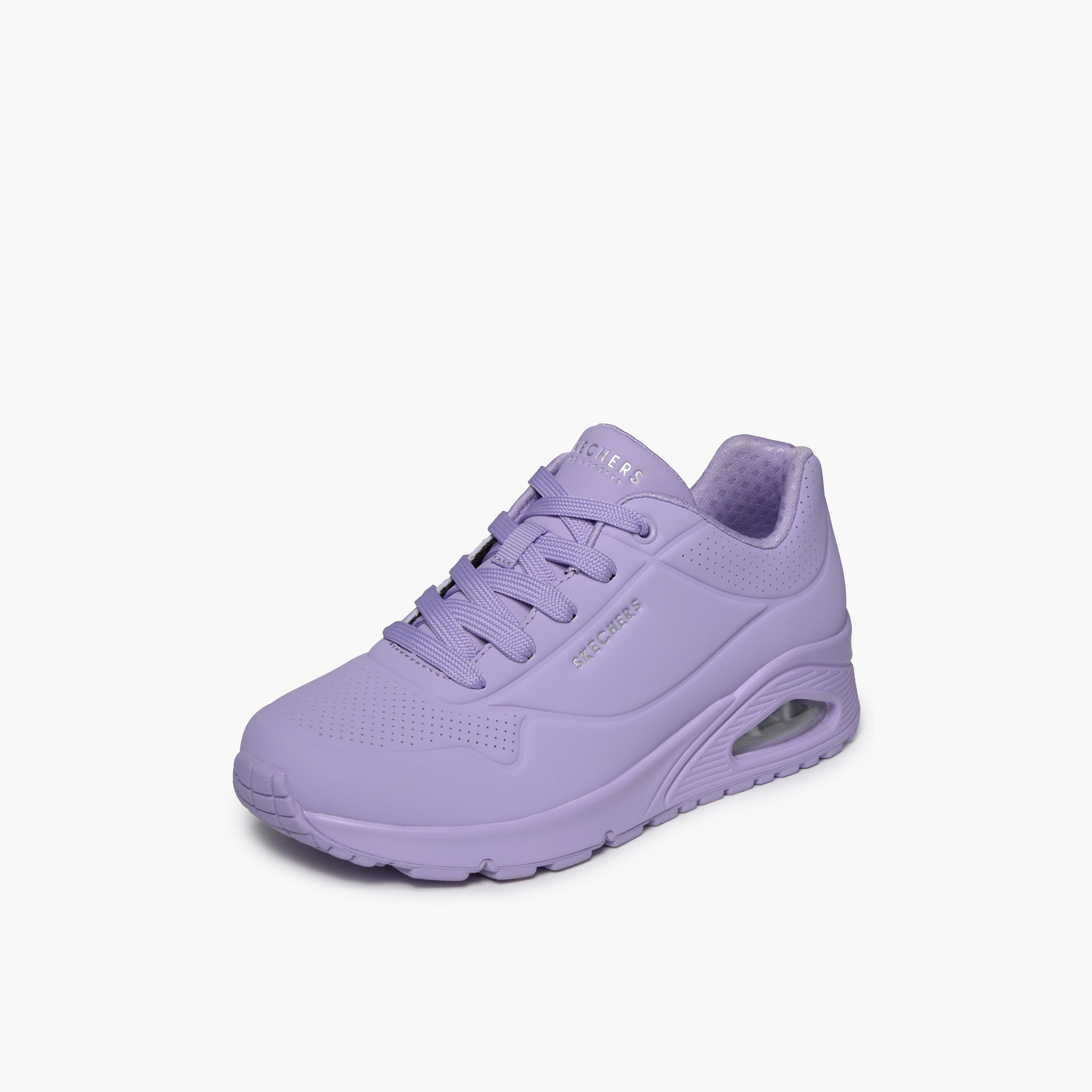 Skechers Women UNO Lace-Up Ankle Sneakers-sports-women-shoes-image-3