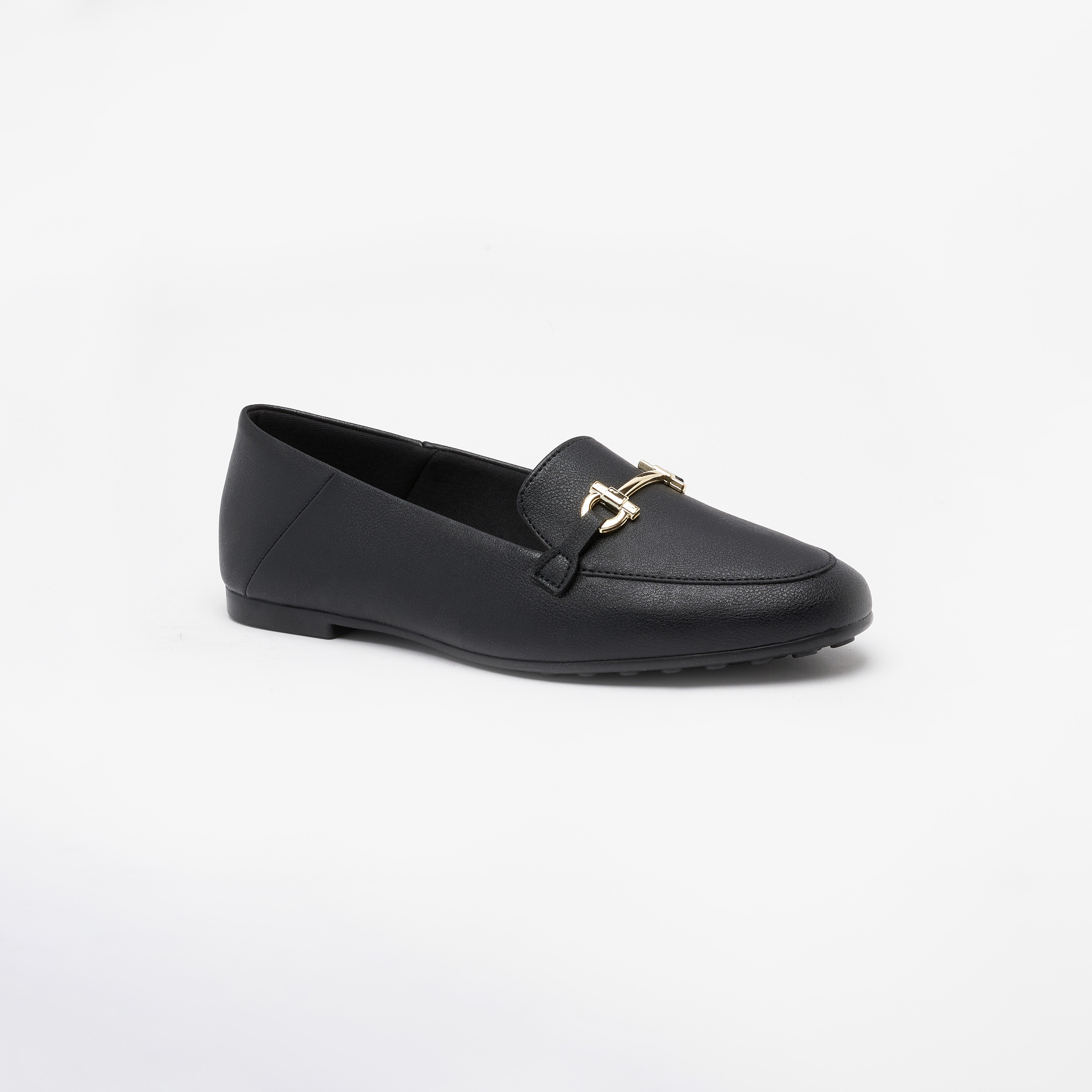  7375-101-21736 | حذاء بدون كعب نسائي من مودير بمقدمة مستديرة ذو هورسبيت -women-shoes-loafersandmoccasins-image-1