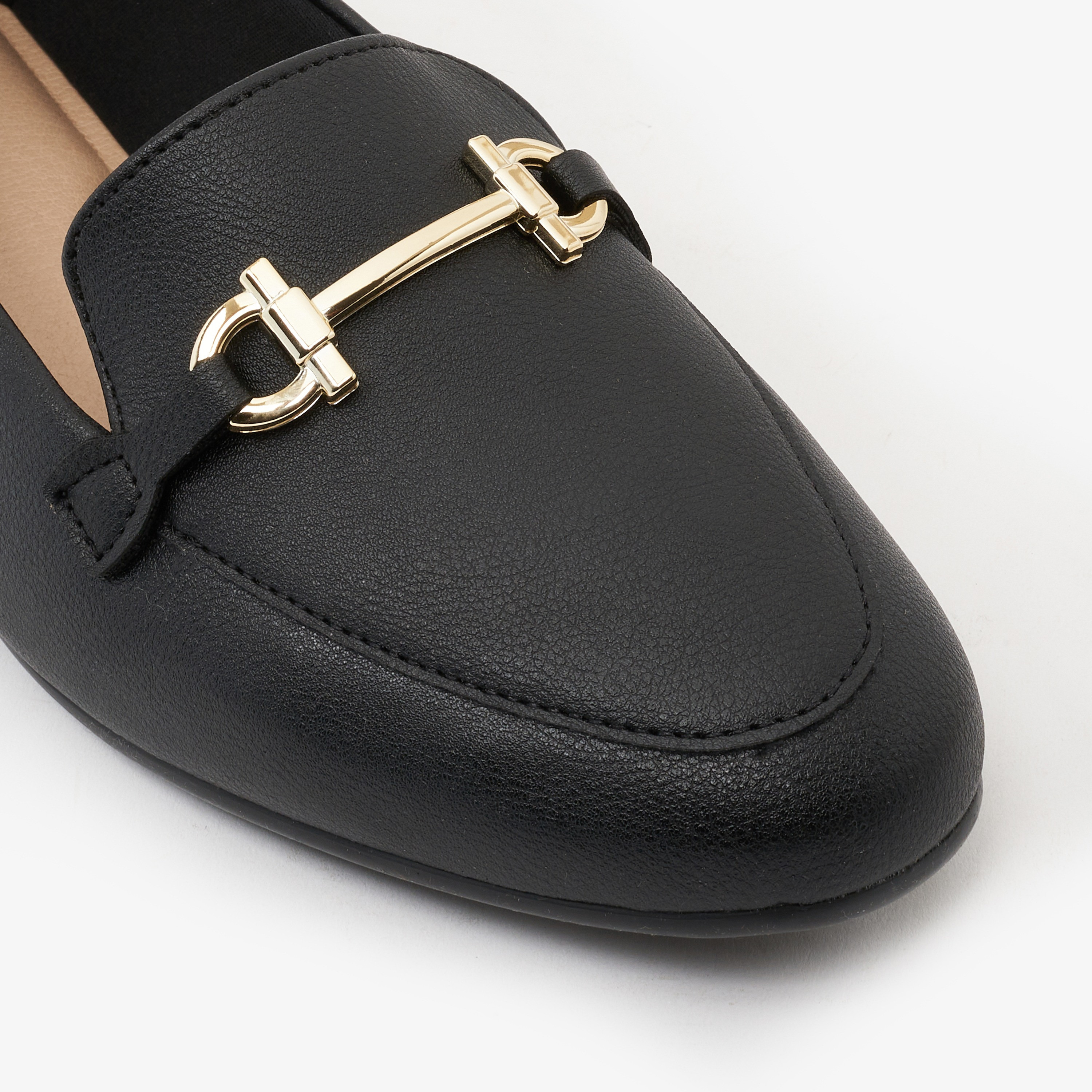  7375-101-21736 | حذاء بدون كعب نسائي من مودير بمقدمة مستديرة ذو هورسبيت -women-shoes-loafersandmoccasins-image-4
