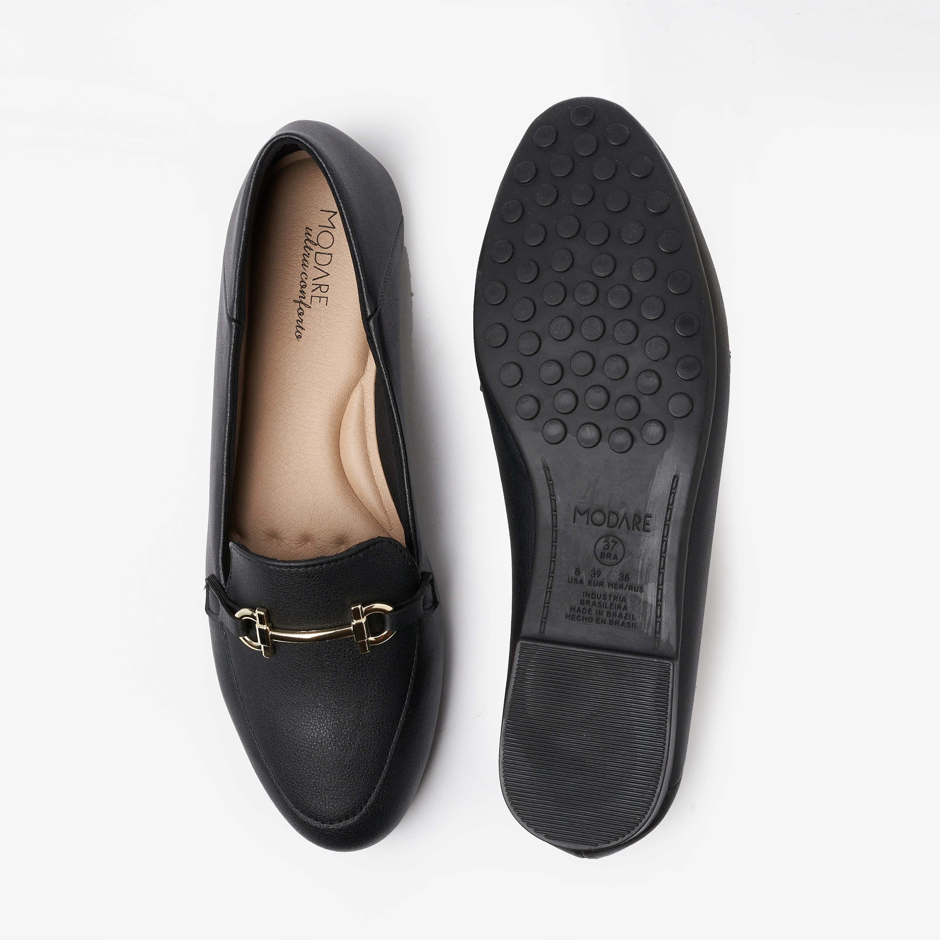  7375-101-21736 | حذاء بدون كعب نسائي من مودير بمقدمة مستديرة ذو هورسبيت -women-shoes-loafersandmoccasins-image-5