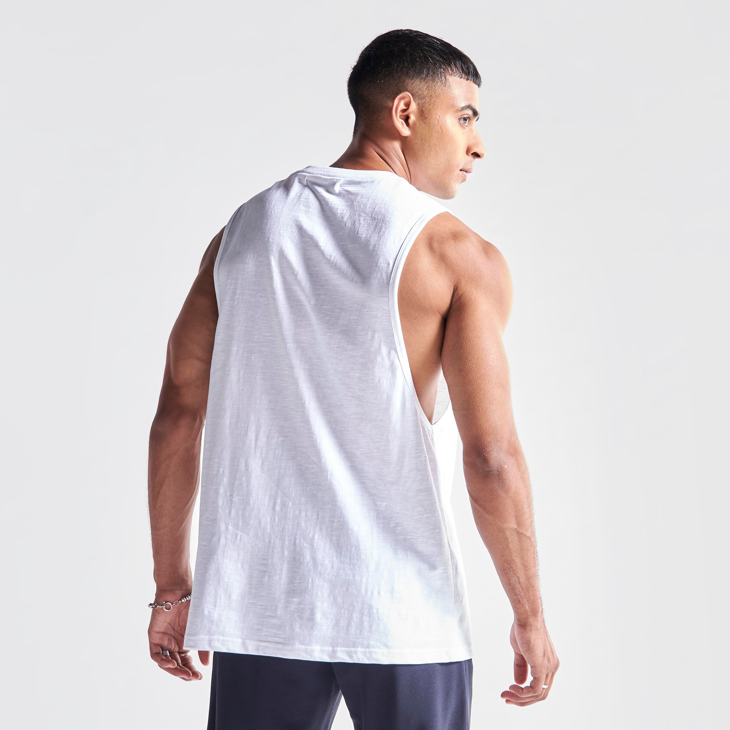 Solid Sleeveless T-shirt with Crew Neck-men-clothing-tshirtsandpolos-tshirts-image-3