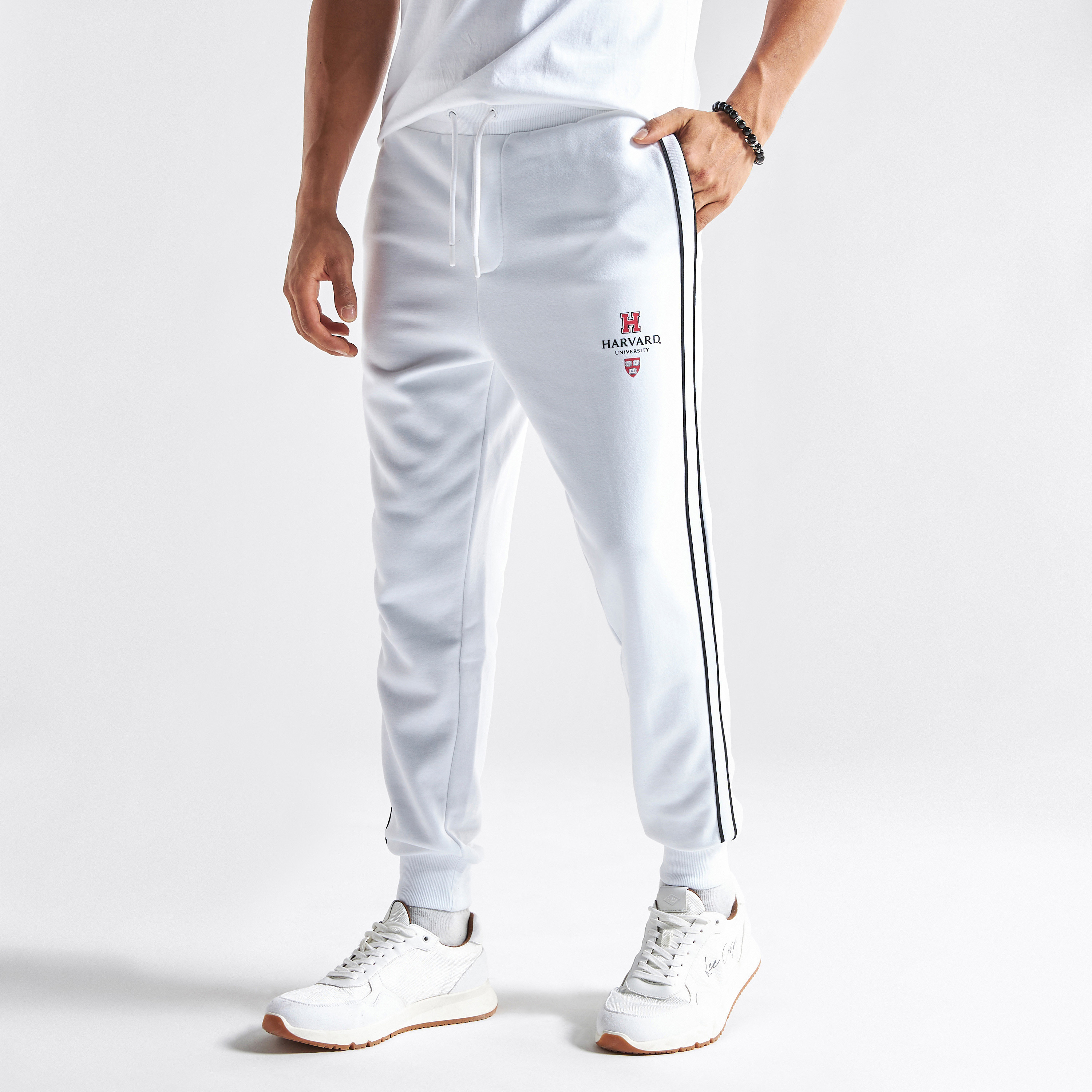 Harvard store track pants