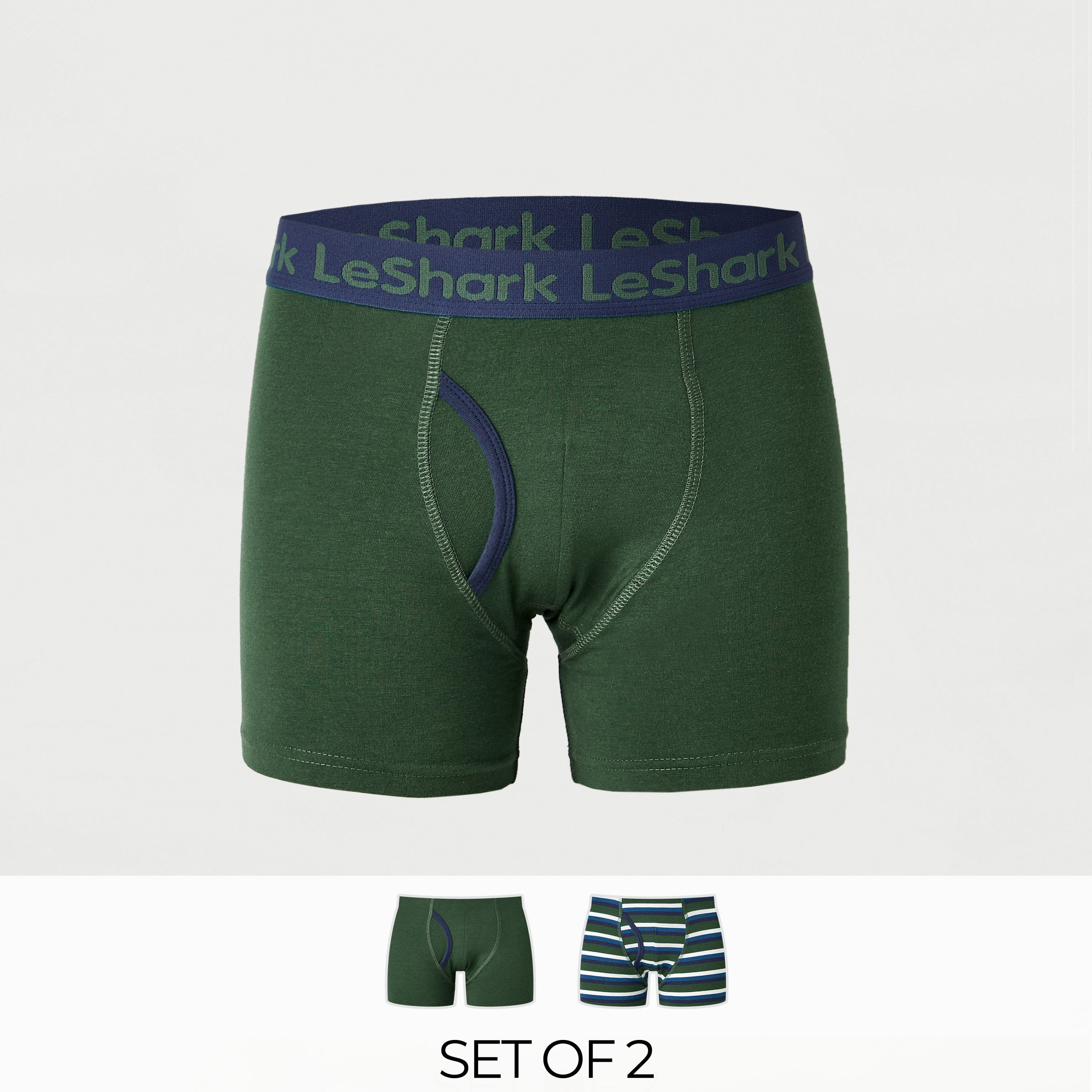 Set of 2 Le Shark Assorted Boxers