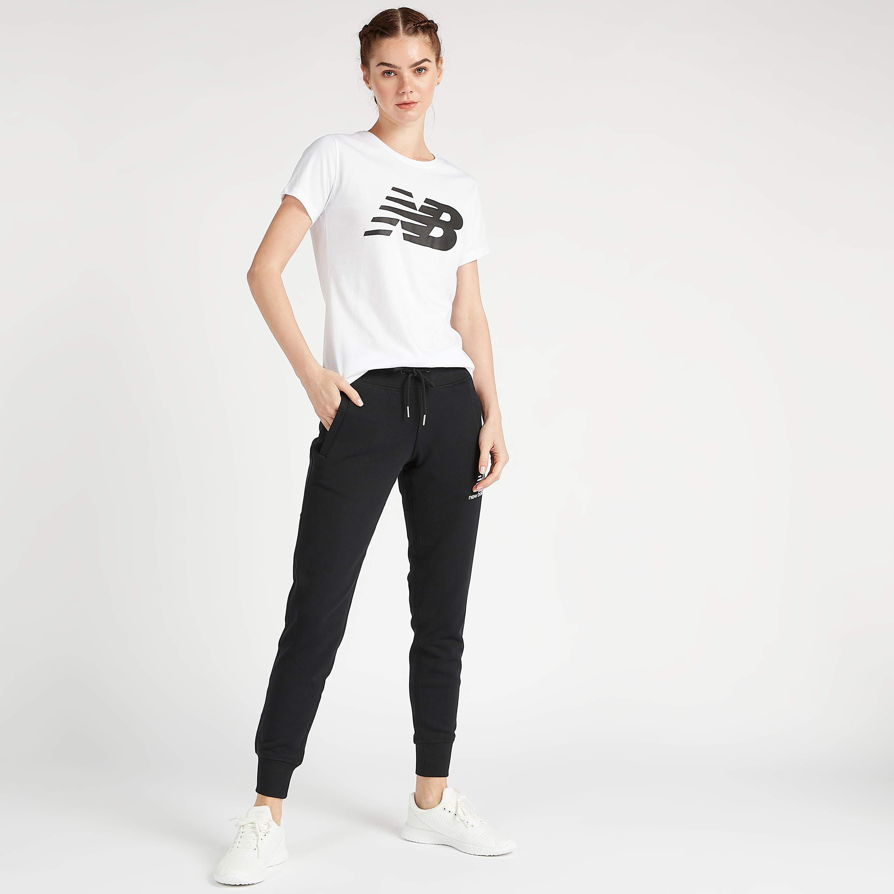 Shop New Balance Classic Flying Logo Print T-shirt with