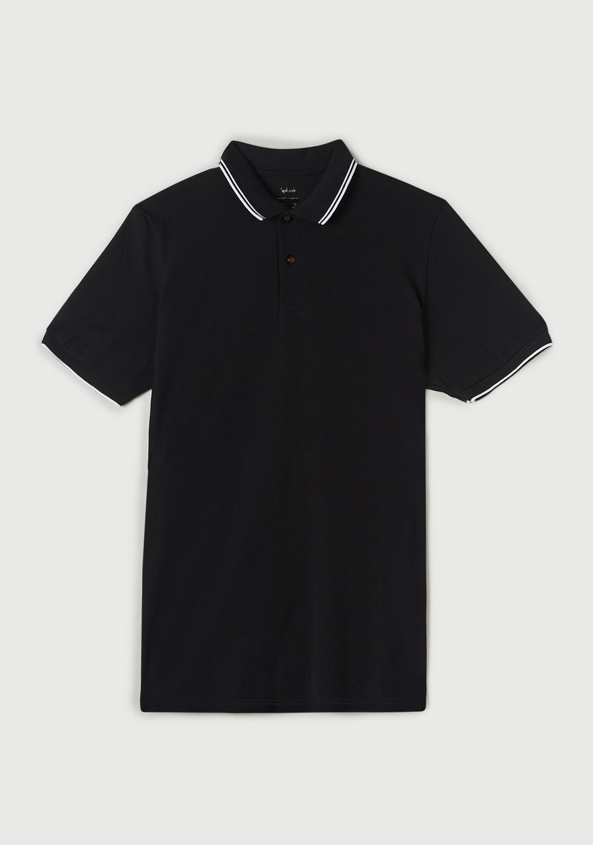 Buy 2-Pack Solid Polo T-shirt with Short Sleeves | Splash KSA