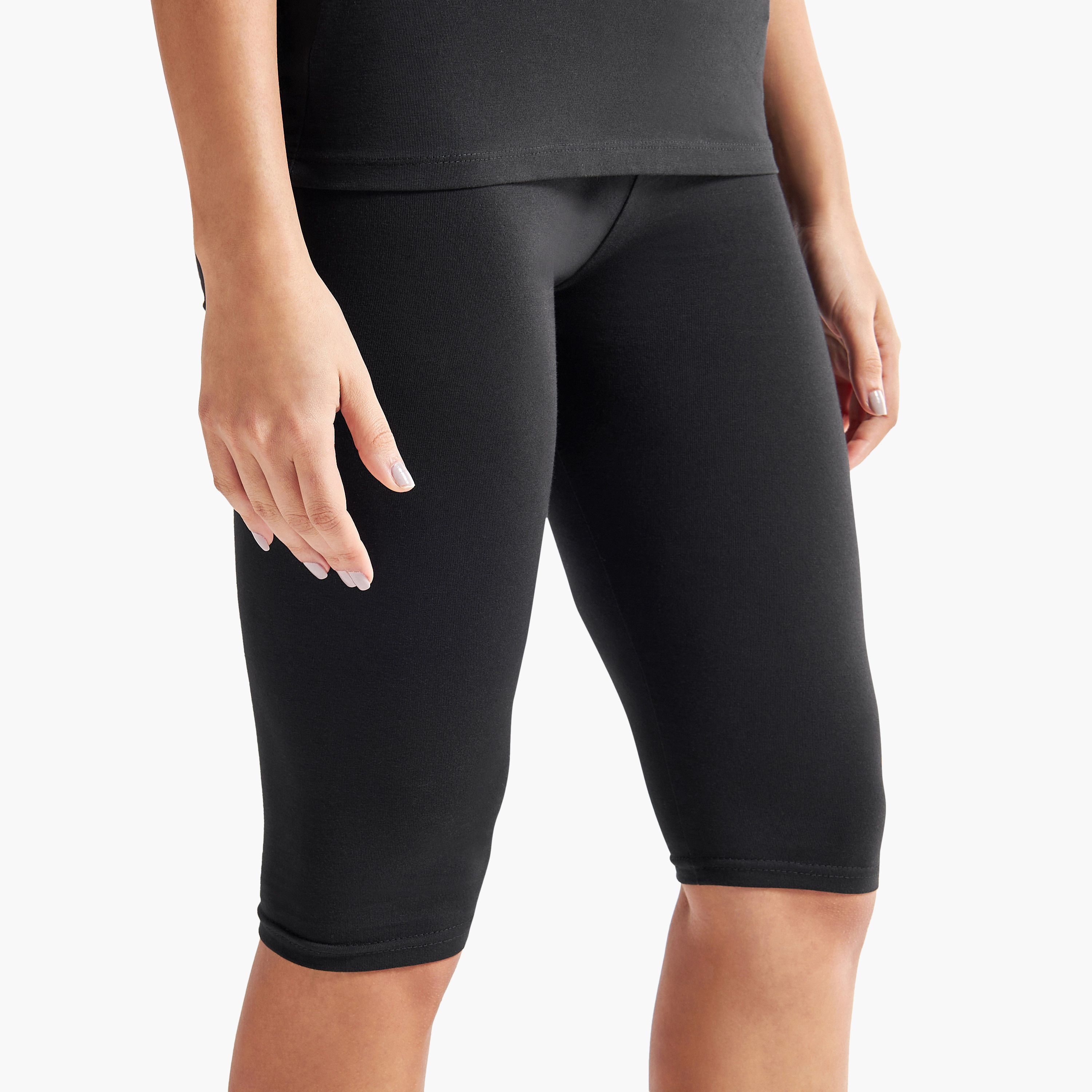 Short cropped clearance leggings