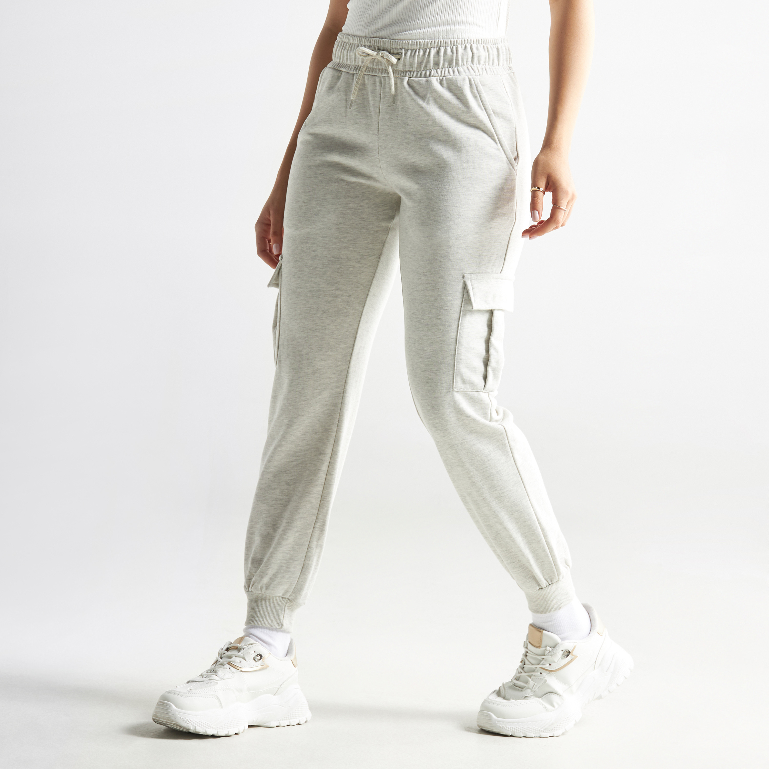 Cargo pocket store joggers womens