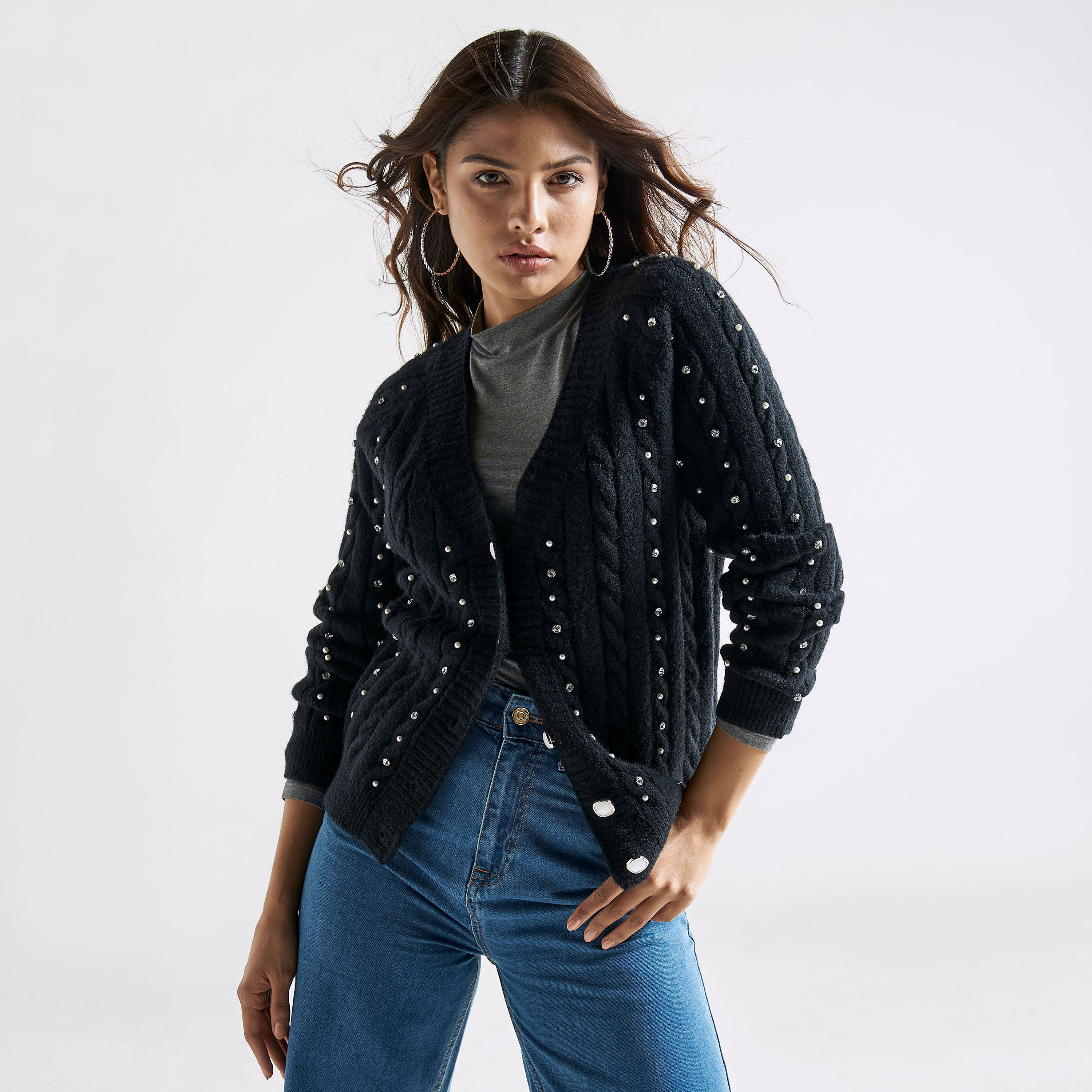 Women's on sale embellished cardigans