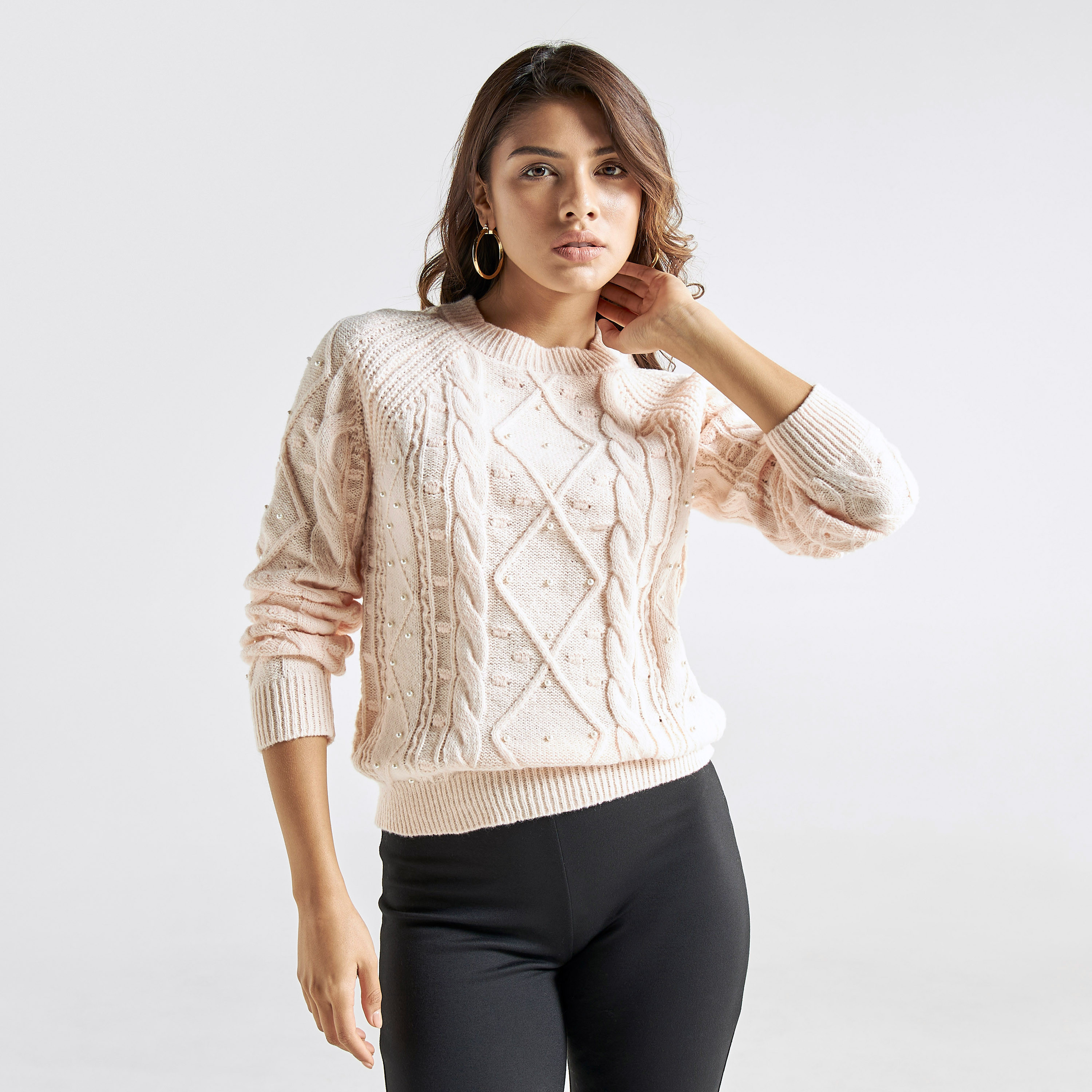 Open 2024 weave sweater