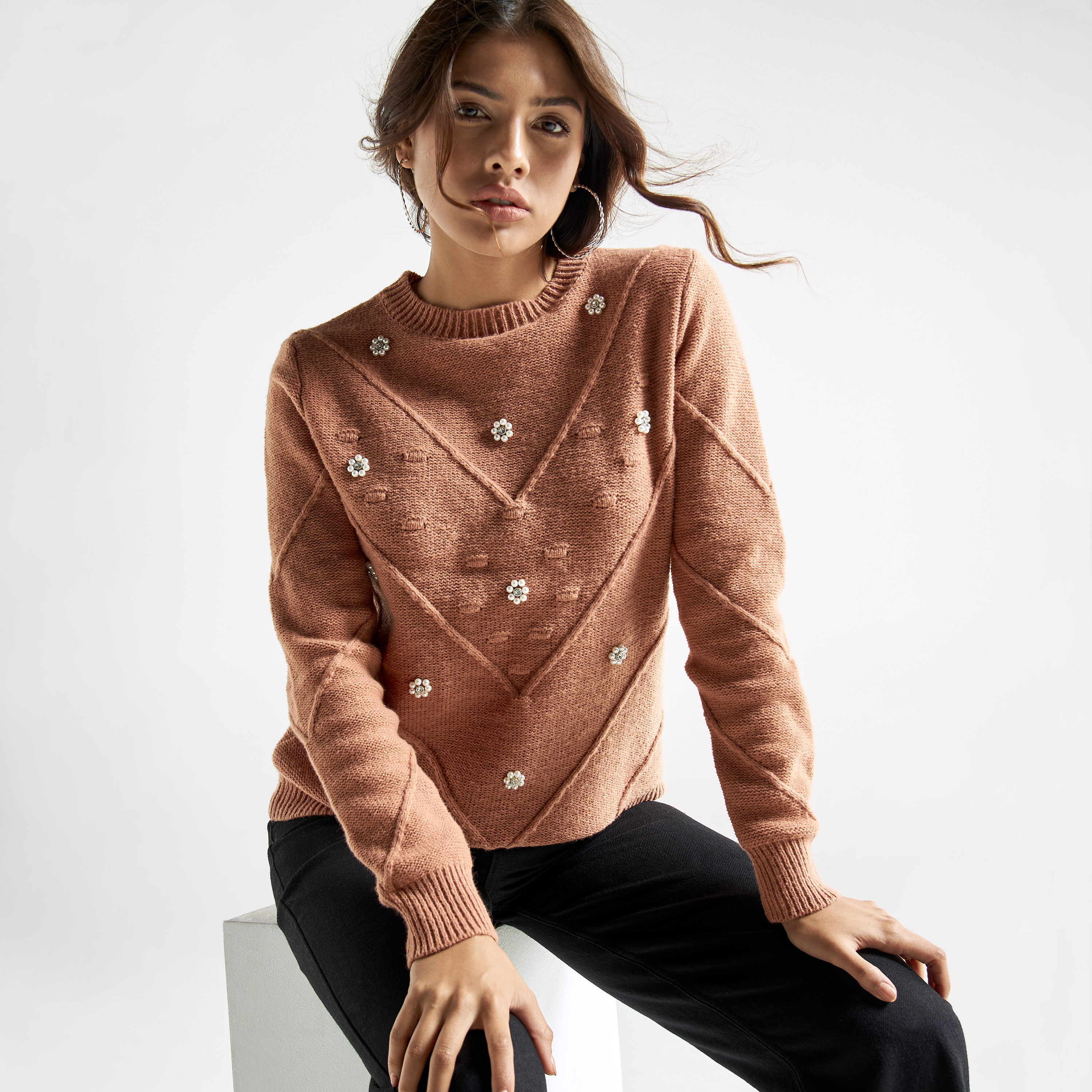 Jeweled sweater hotsell