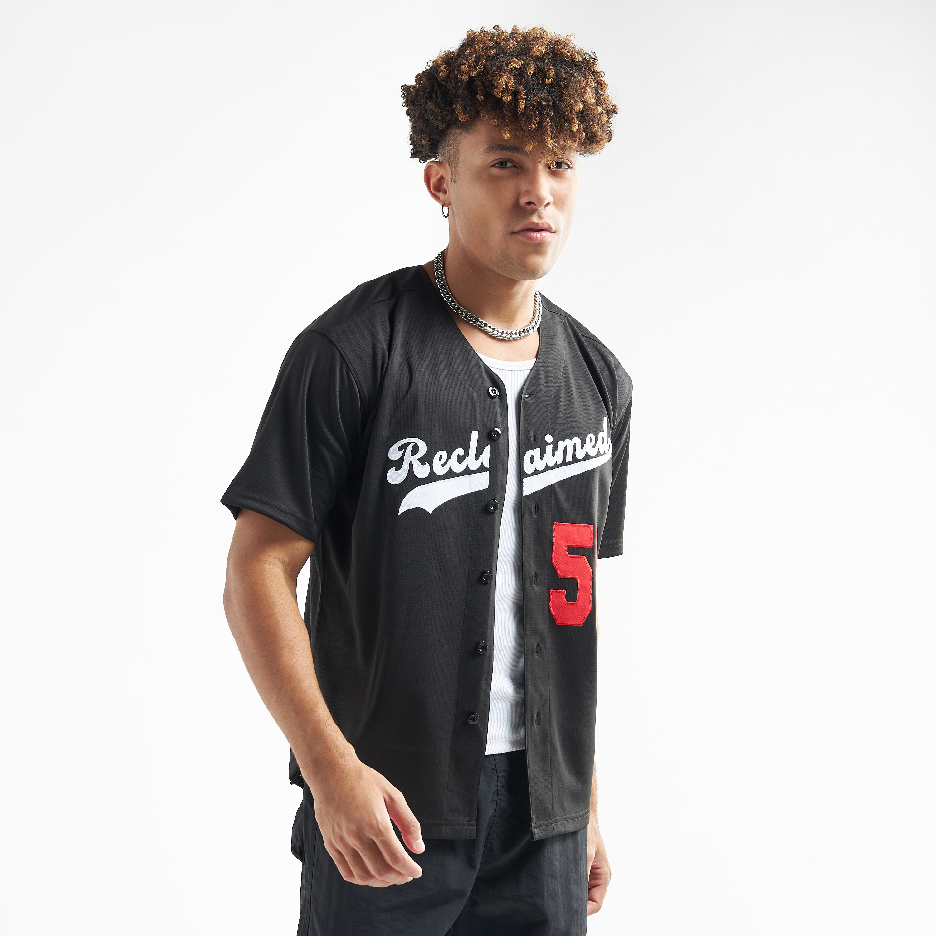 Buy Men s Typography Print Baseball Shirt Online Centrepoint Qatar