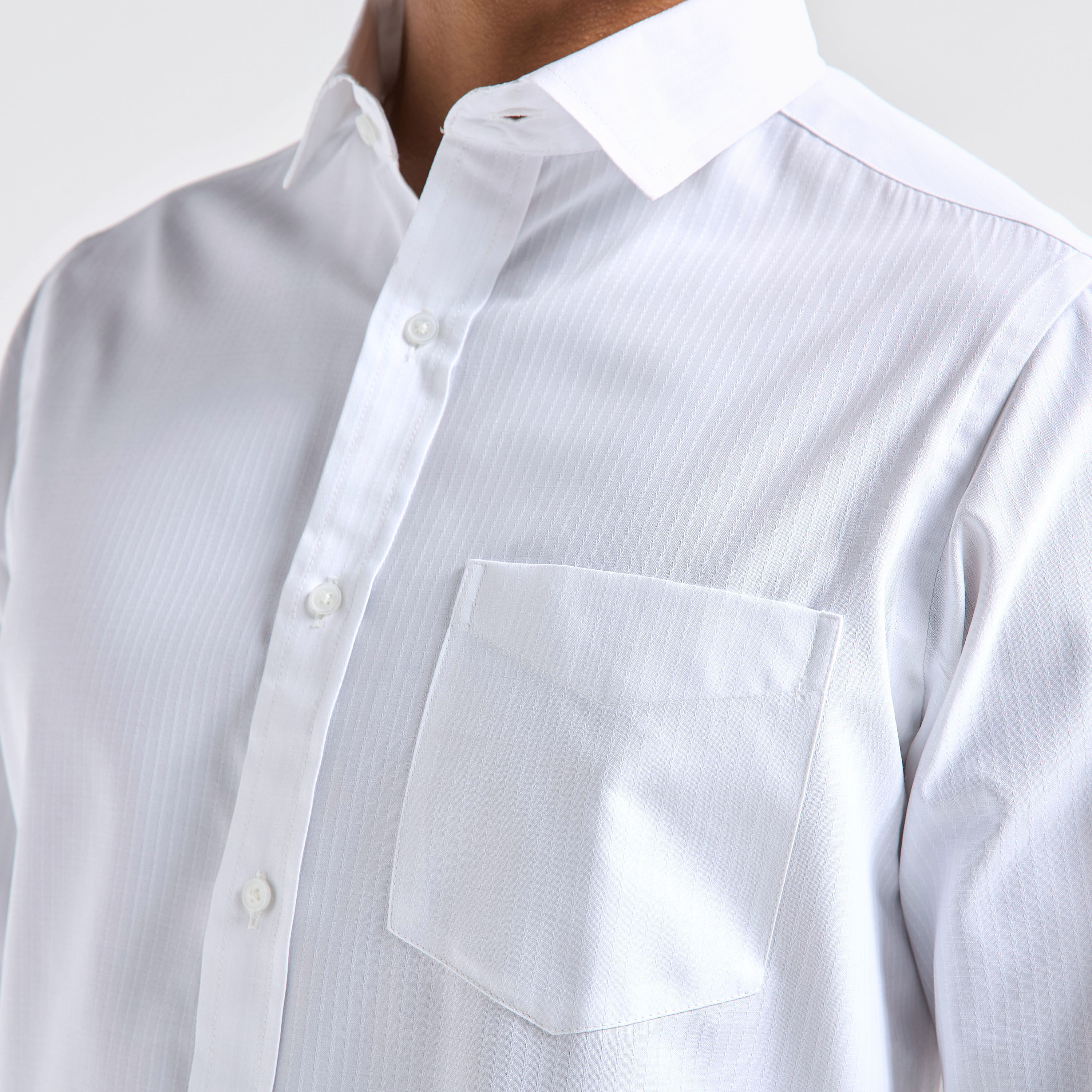 Striped Regular Fit Shirt with Long Sleeves and Pocket-men-clothing-shirts-image-4