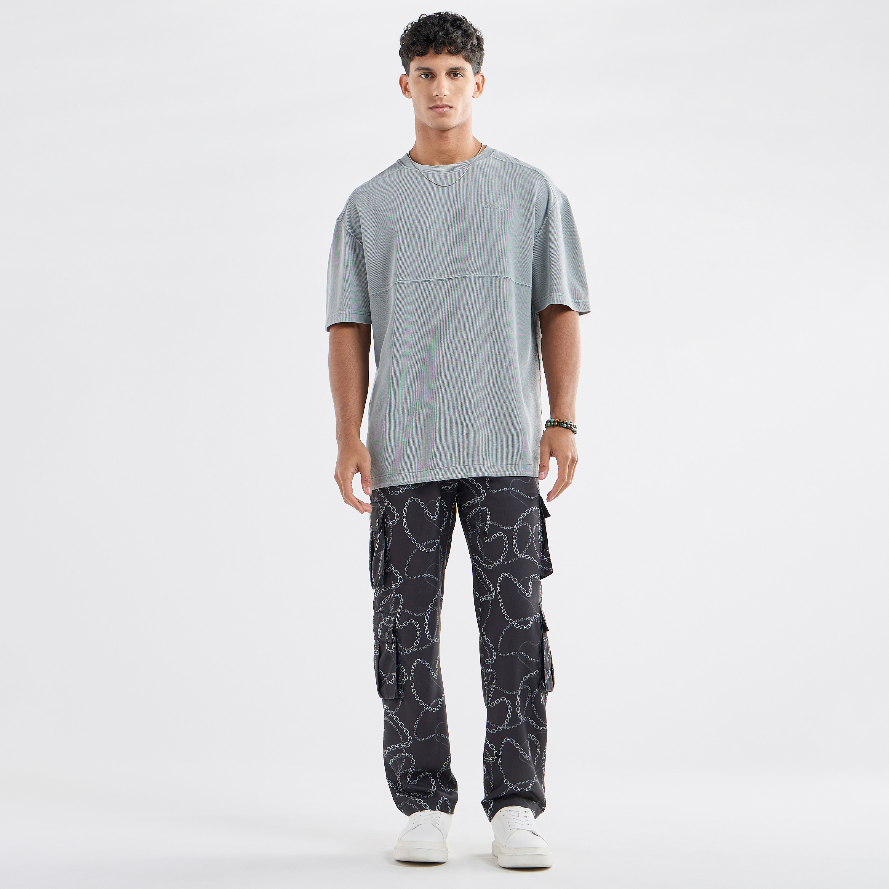 【WOOHWA】MUTE CARGO PLEATS SK Drawstring Cargo Trousers (S24AW10PT-W-BLACK)
